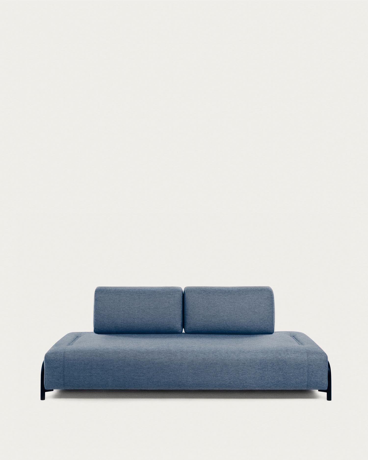 Compo 3-Sitzer Modul blau 232 cm in Blau präsentiert im Onlineshop von KAQTU Design AG. 3er Sofa ist von Kave Home