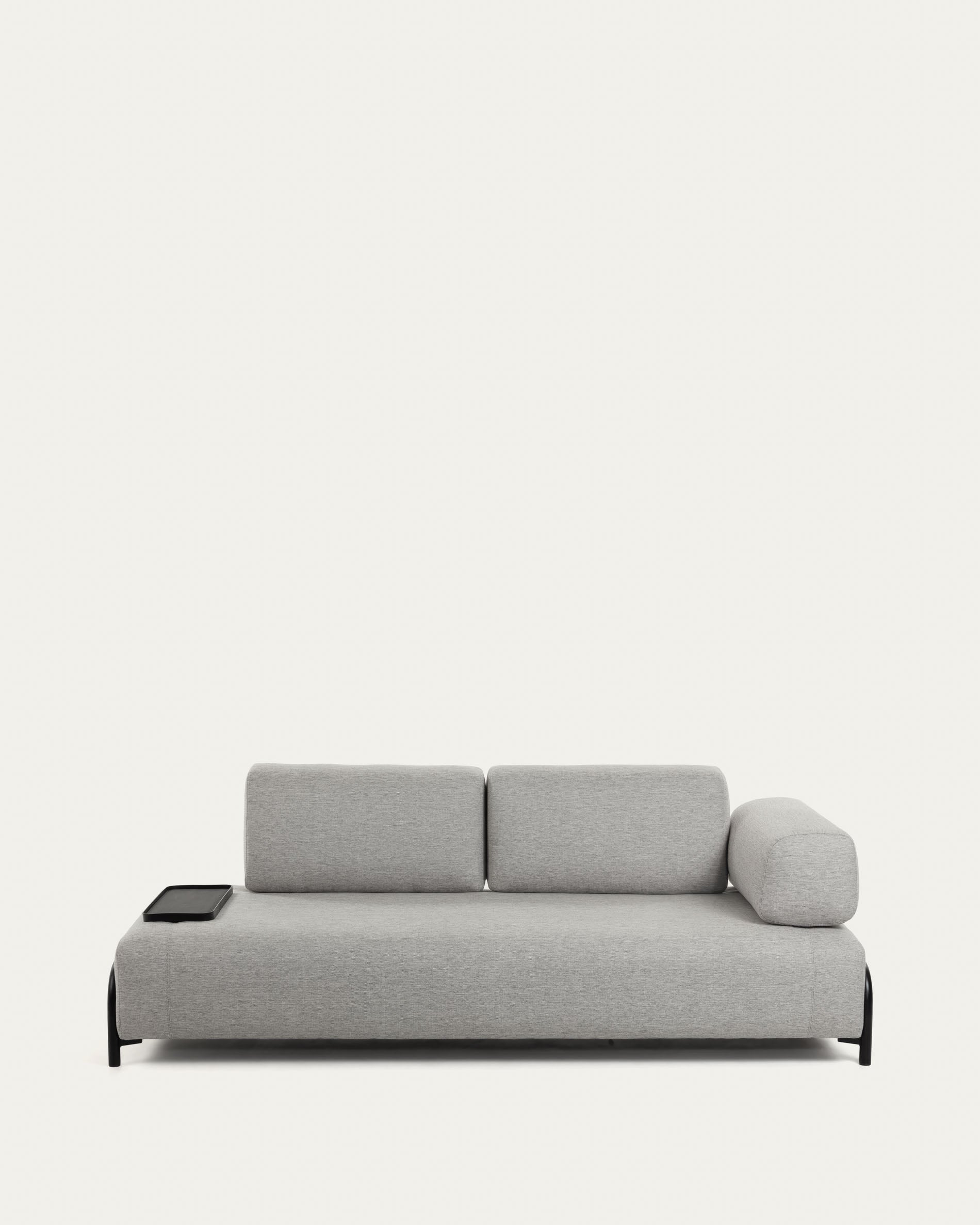 Compo Armlehne hellgrau in Grau präsentiert im Onlineshop von KAQTU Design AG. Sofa-Zubehör ist von Kave Home