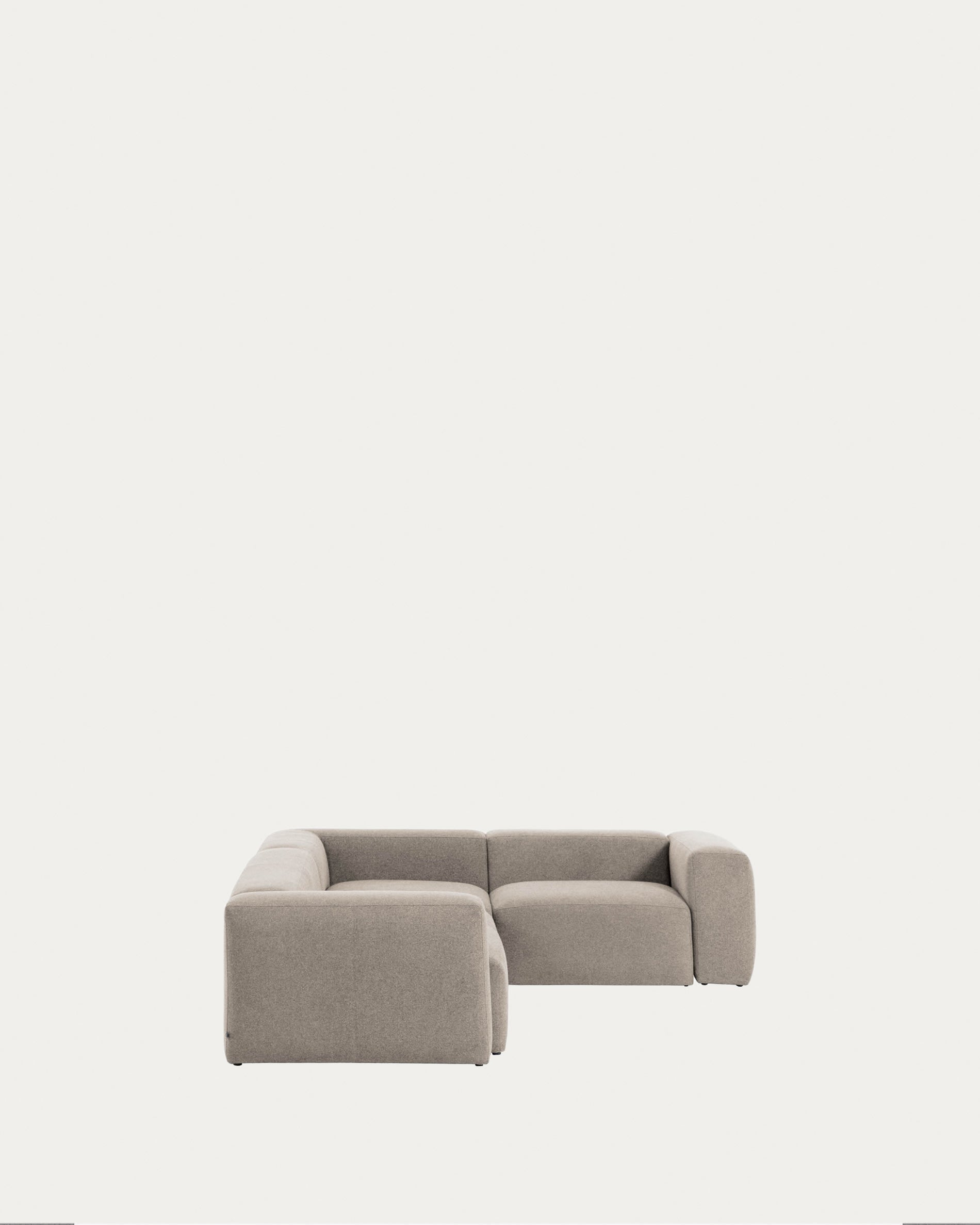 Blok 4-Sitzer-Ecksofa beige 320 x 230 cm / 230 x 320 cm in Beige präsentiert im Onlineshop von KAQTU Design AG. 4er Sofa ist von Kave Home