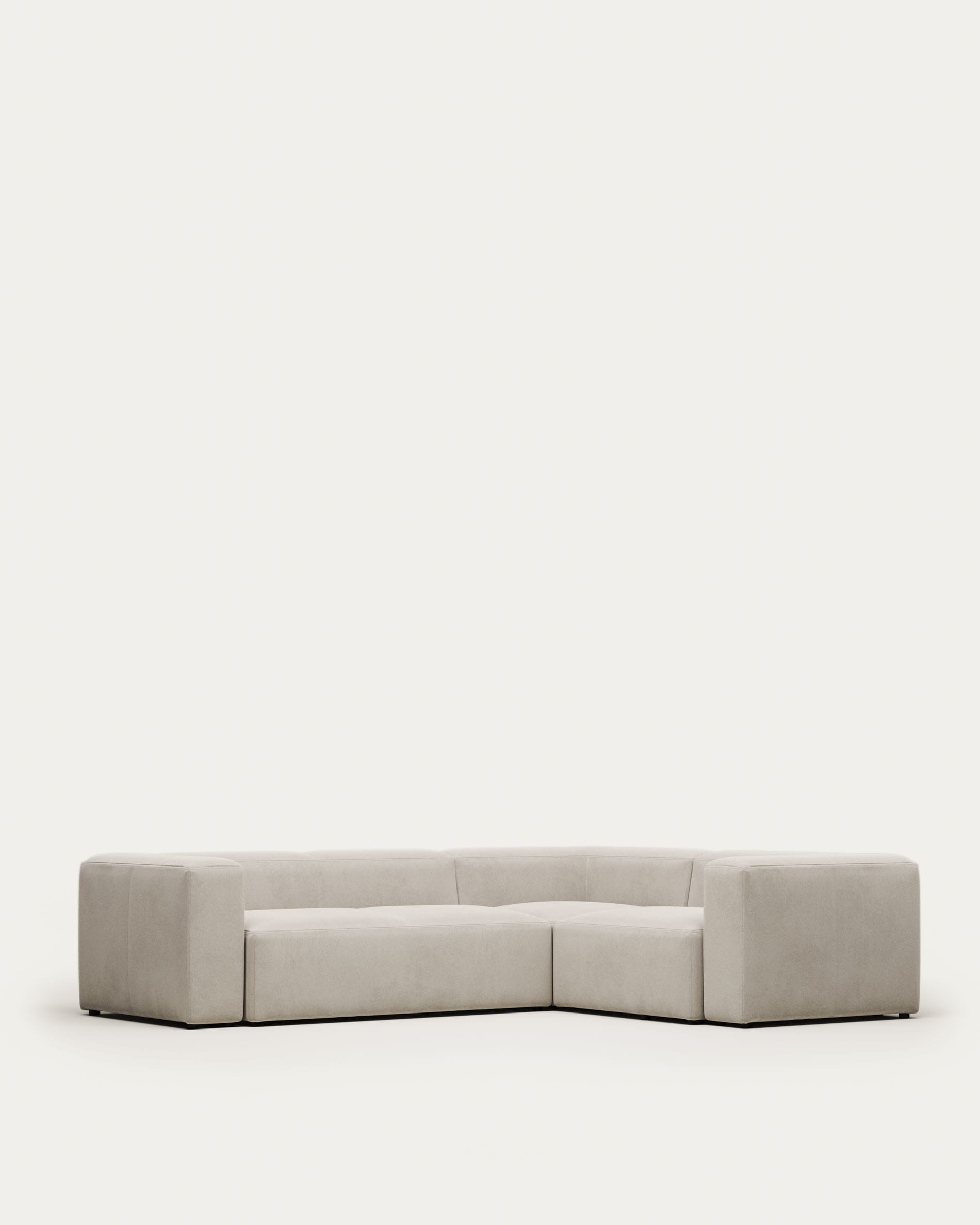 Blok 3-Sitzer Ecksofa beige 290 x 230 cm / 230 cm 290 cm FSC Mix Credit in Beige präsentiert im Onlineshop von KAQTU Design AG. 3er Sofa ist von Kave Home