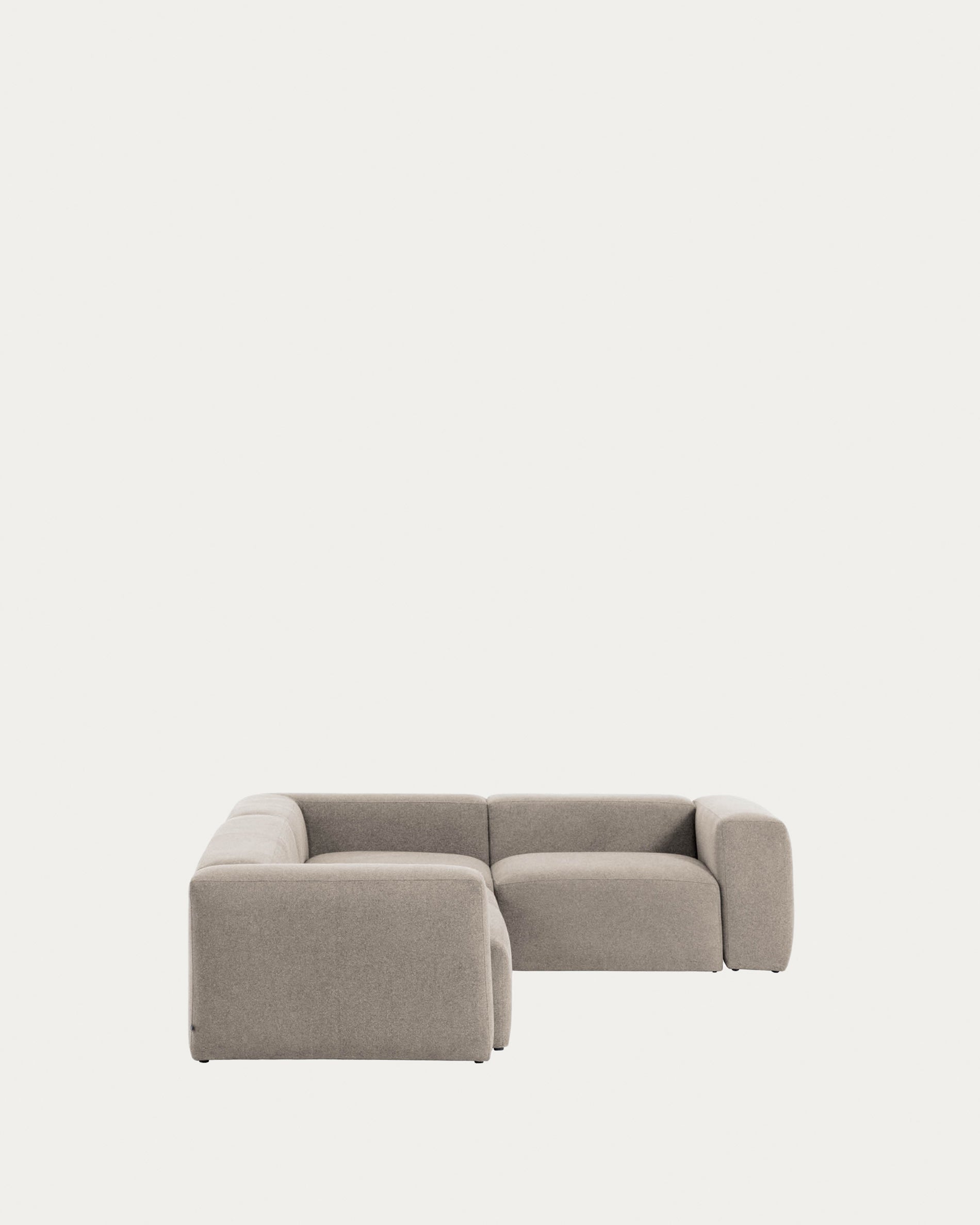 Blok 3-Sitzer Ecksofa beige 290 x 230 cm / 230 cm 290 cm FSC Mix Credit in Beige präsentiert im Onlineshop von KAQTU Design AG. 3er Sofa ist von Kave Home