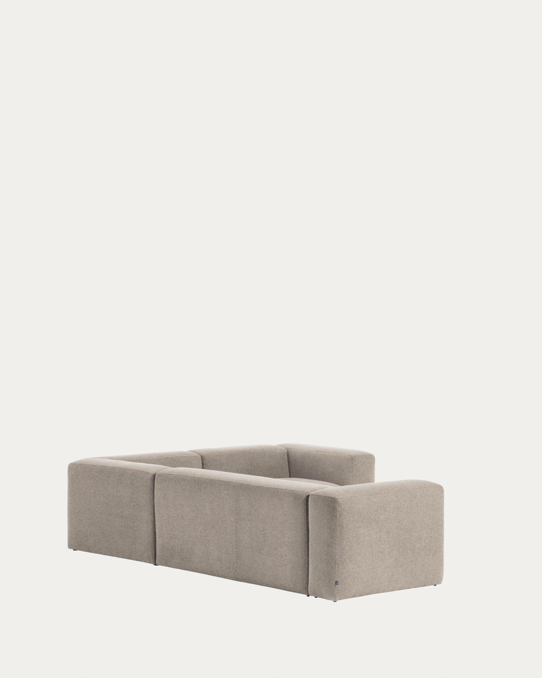 Blok 3-Sitzer Ecksofa beige 290 x 230 cm / 230 cm 290 cm FSC Mix Credit in Beige präsentiert im Onlineshop von KAQTU Design AG. 3er Sofa ist von Kave Home