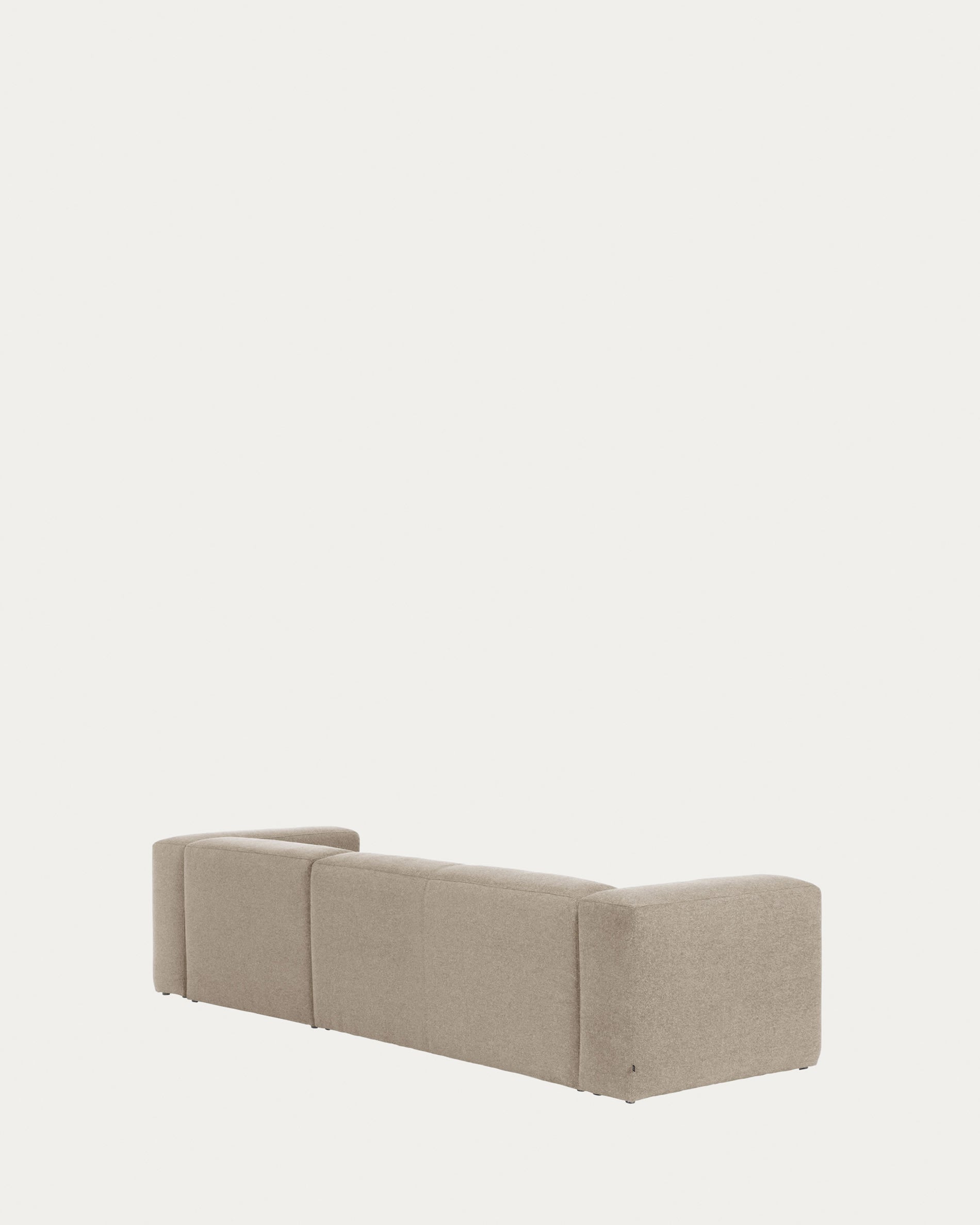 Blok 3-Sitzer Sofa mit Chaiselongue rechts in beige 300 cm FSC Mix Credit in Beige präsentiert im Onlineshop von KAQTU Design AG. 3er Sofa ist von Kave Home