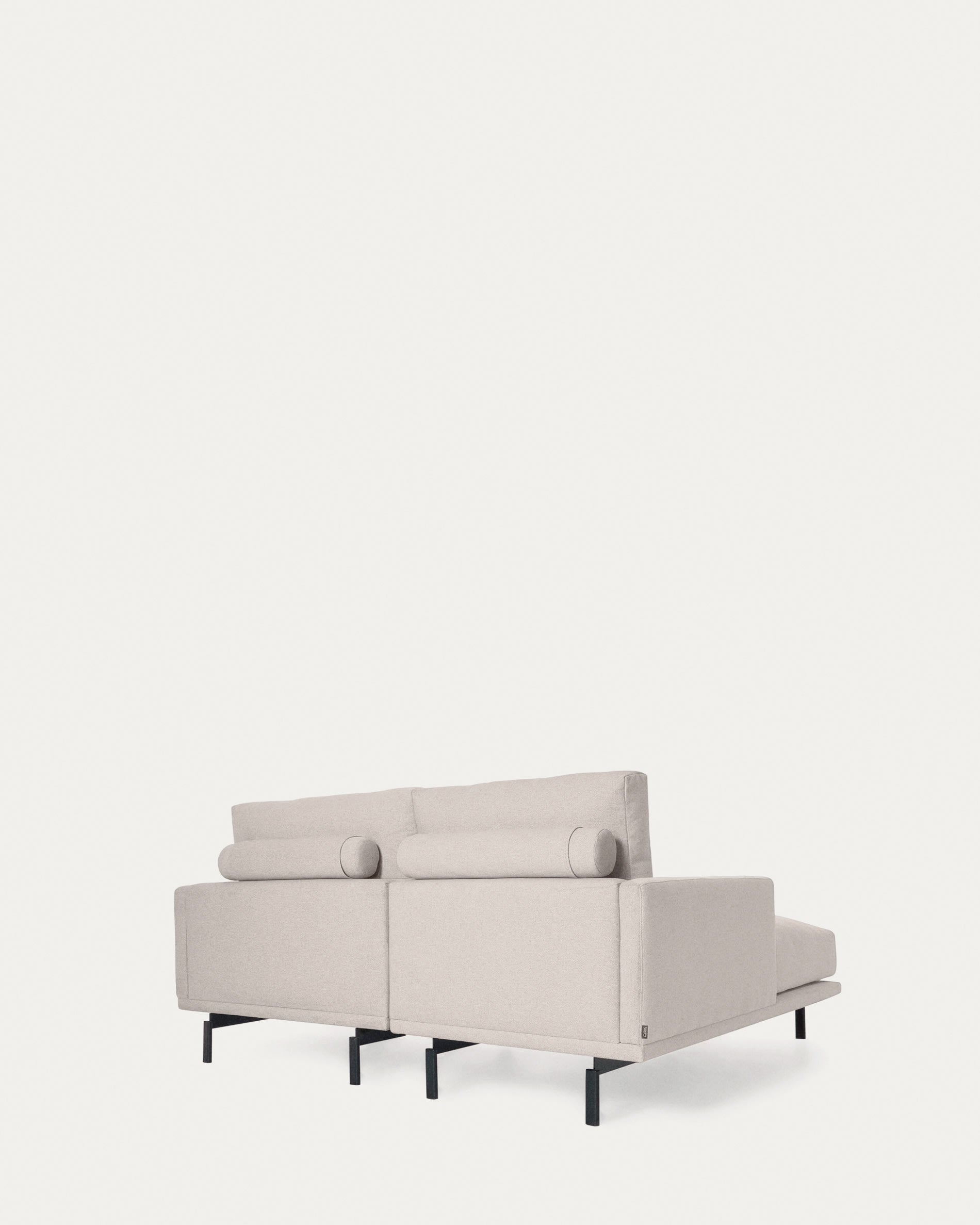 Galene 3-Sitzer Sofa beige mit Chaiselongue links 194 cm in Beige präsentiert im Onlineshop von KAQTU Design AG. 3er Sofa ist von Kave Home