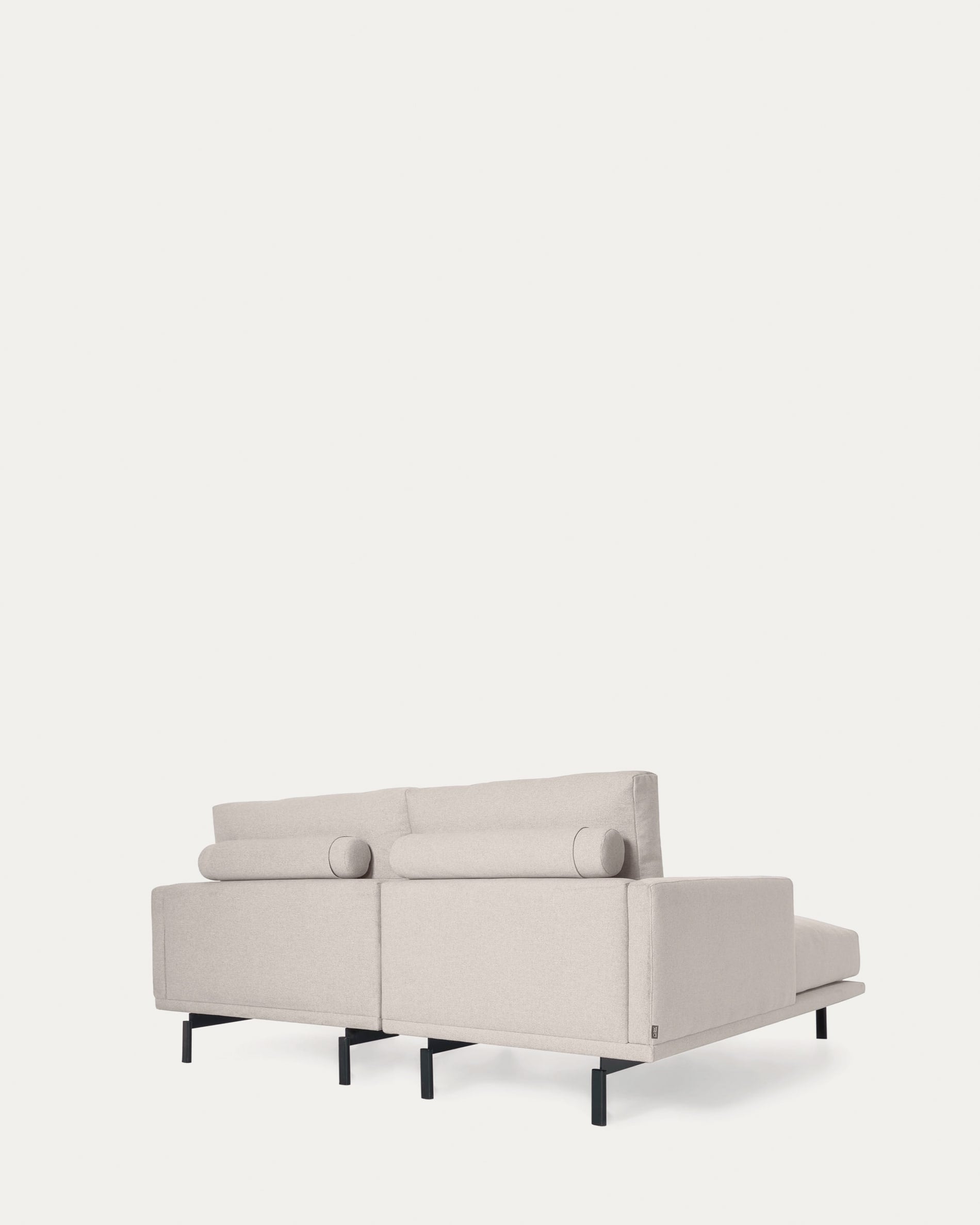 Galene 3-Sitzer Sofa beige mit Chaiselongue links 214 cm in Beige präsentiert im Onlineshop von KAQTU Design AG. 3er Sofa ist von Kave Home