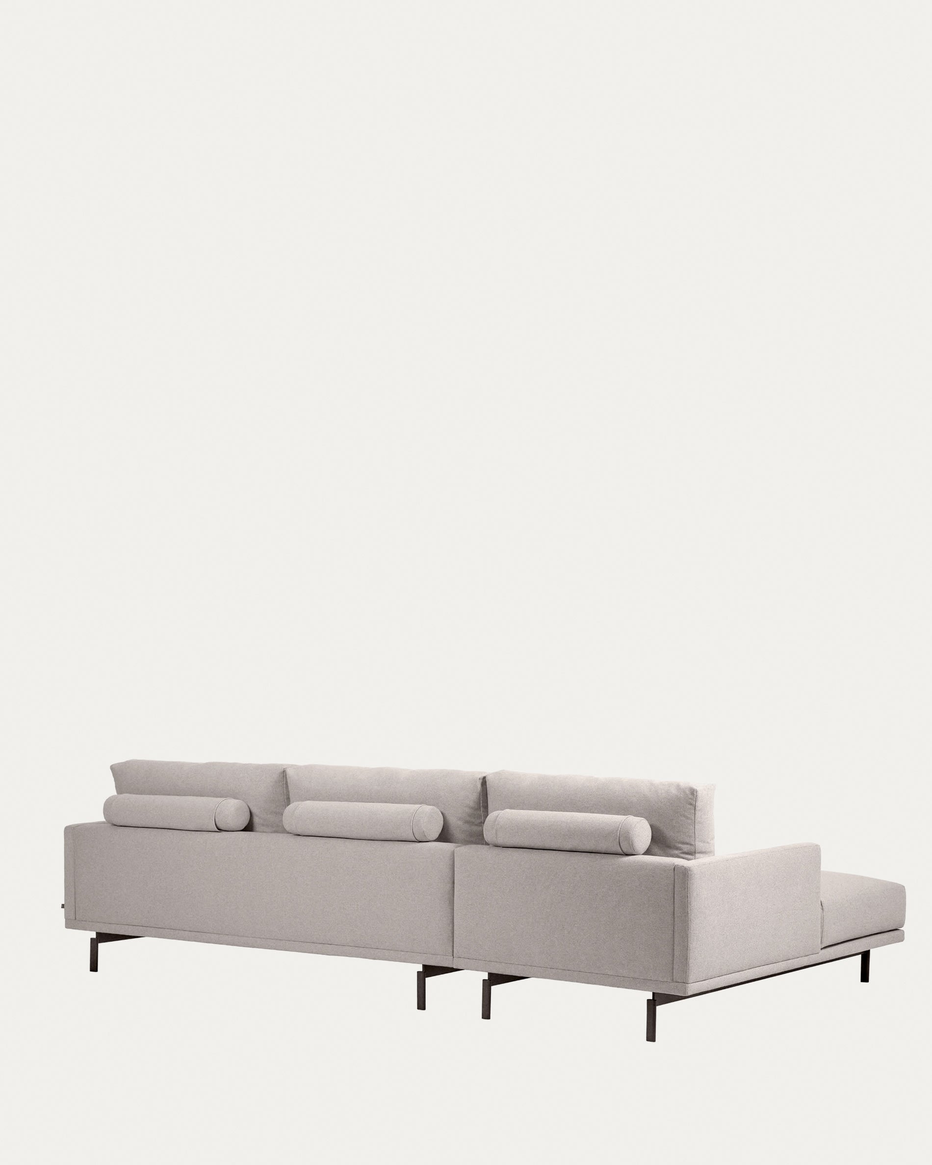 Galene 4-Sitzer Sofa beige mit Chaiselongue links 314 cm in Beige präsentiert im Onlineshop von KAQTU Design AG. 4er Sofa ist von Kave Home