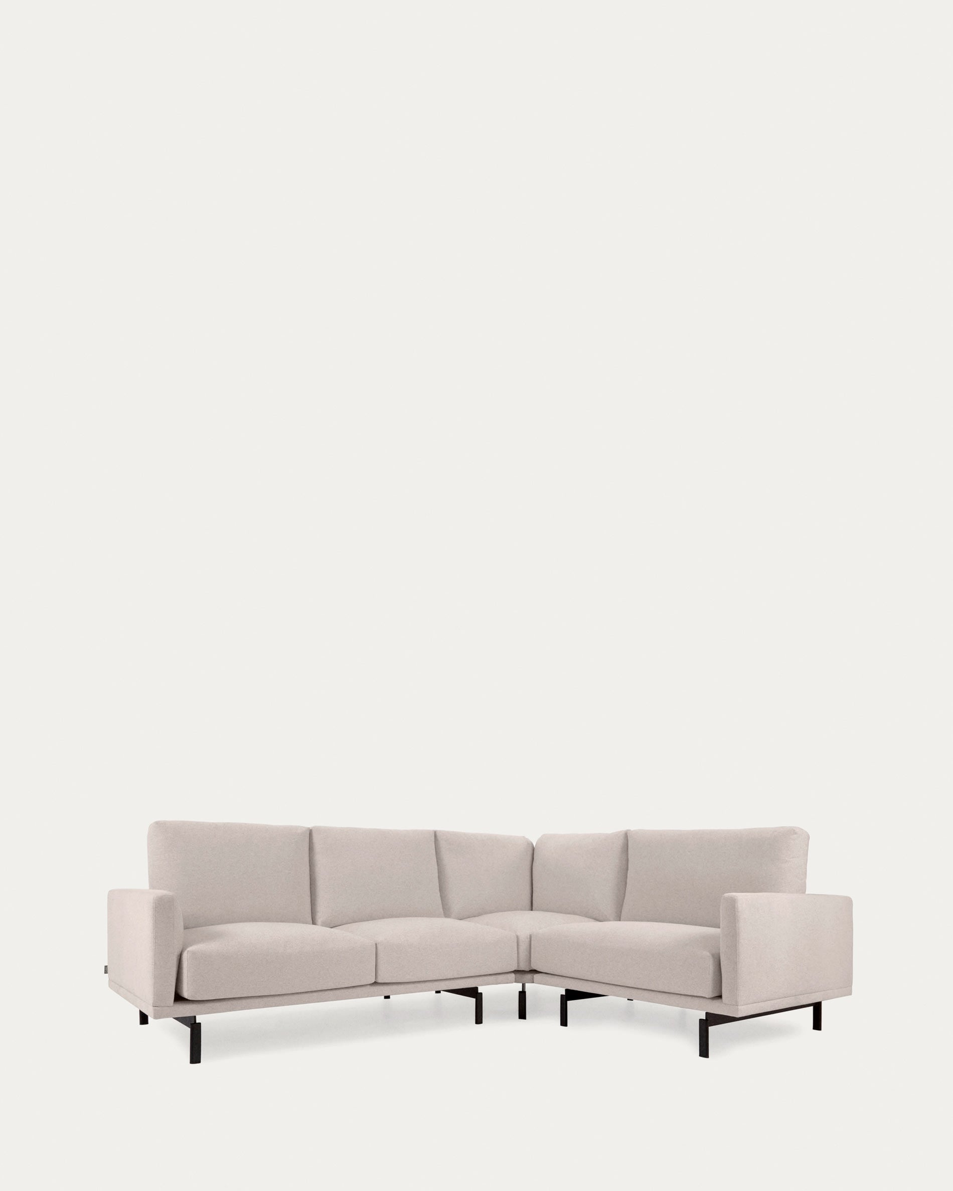 Galene 3-Sitzer Ecksofa beige 267 x 207 cm in Beige präsentiert im Onlineshop von KAQTU Design AG. 3er Sofa ist von Kave Home