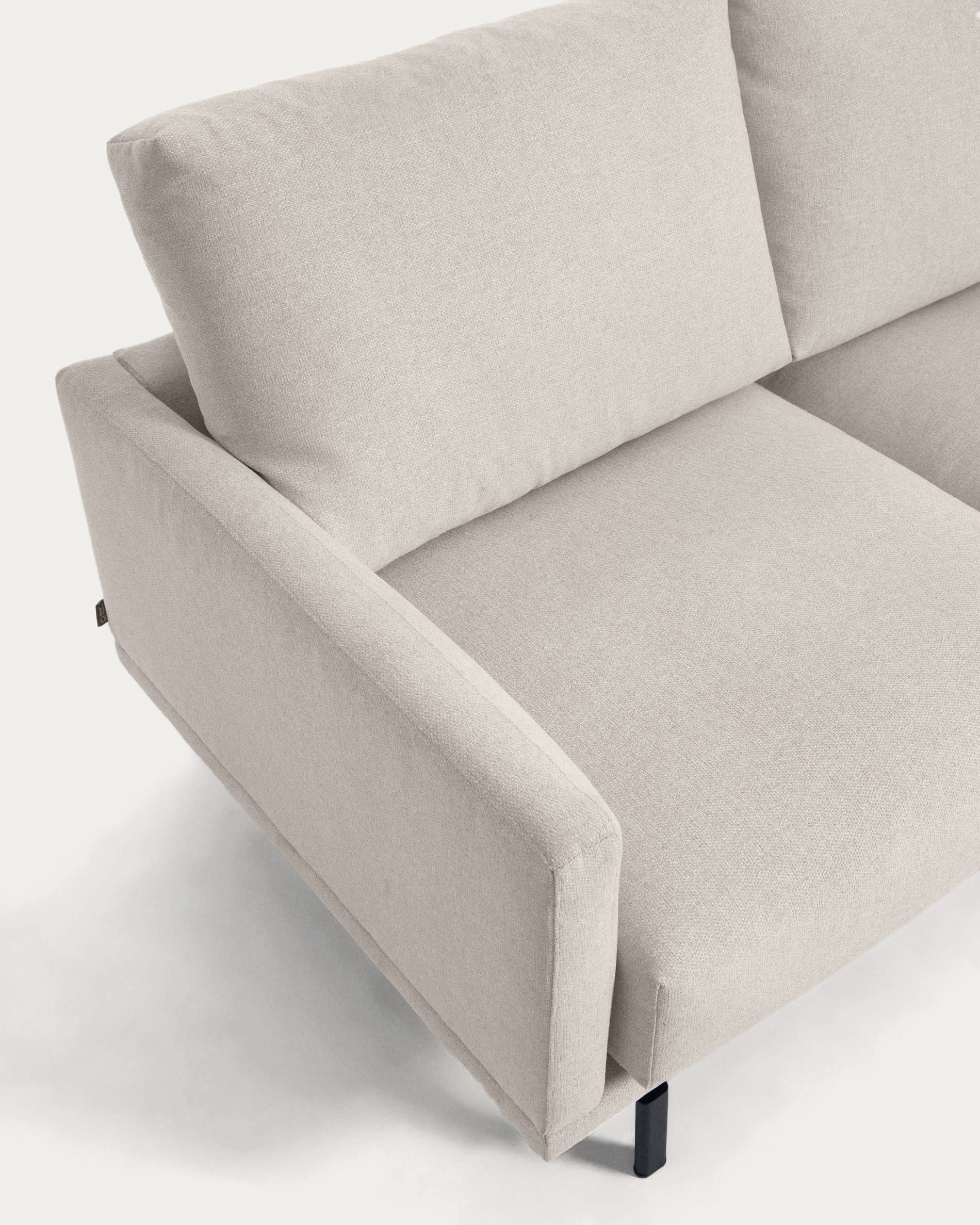 Galene 3-Sitzer Ecksofa beige 267 x 207 cm in Beige präsentiert im Onlineshop von KAQTU Design AG. 3er Sofa ist von Kave Home