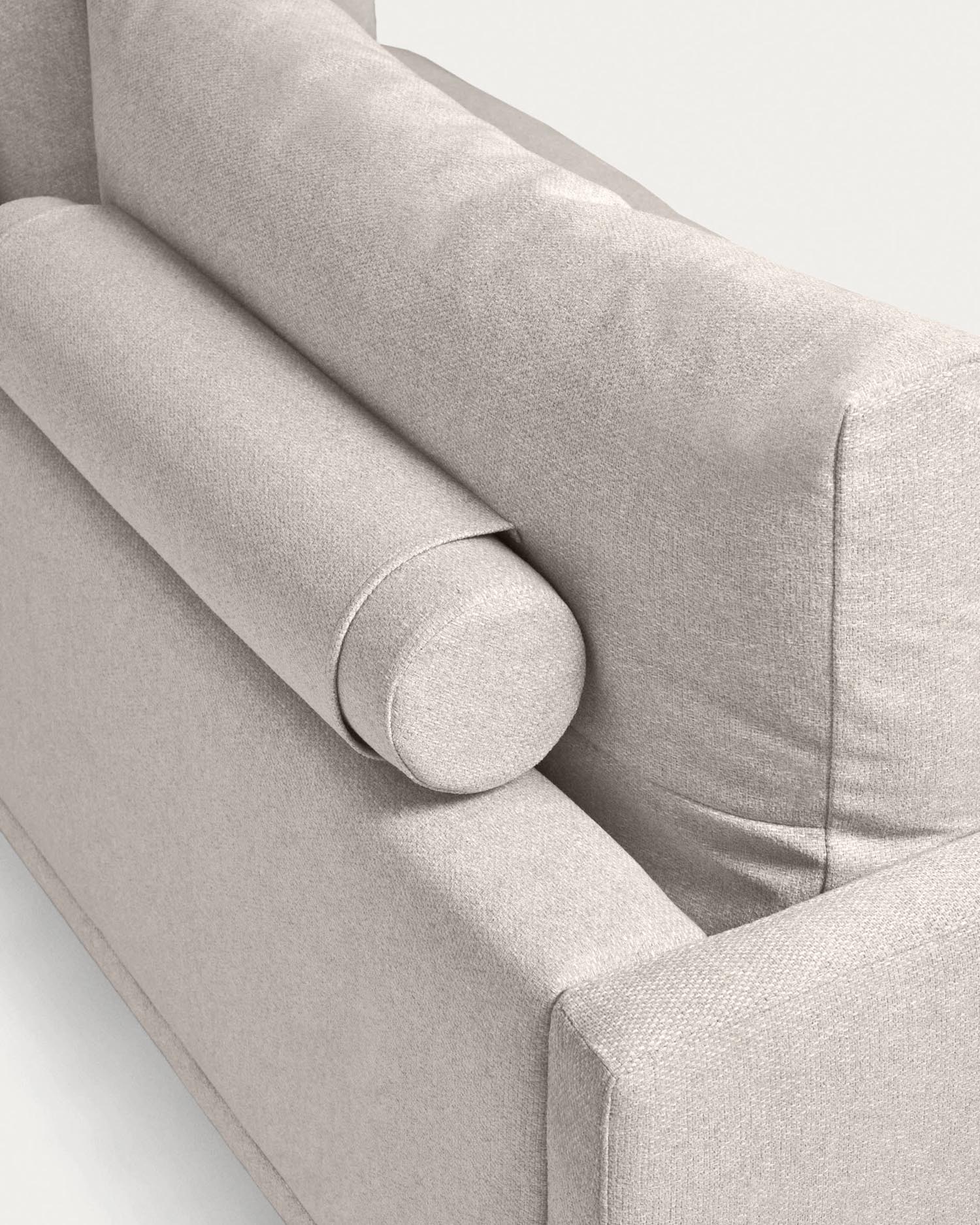 Galene 3-Sitzer Ecksofa beige 267 x 207 cm in Beige präsentiert im Onlineshop von KAQTU Design AG. 3er Sofa ist von Kave Home