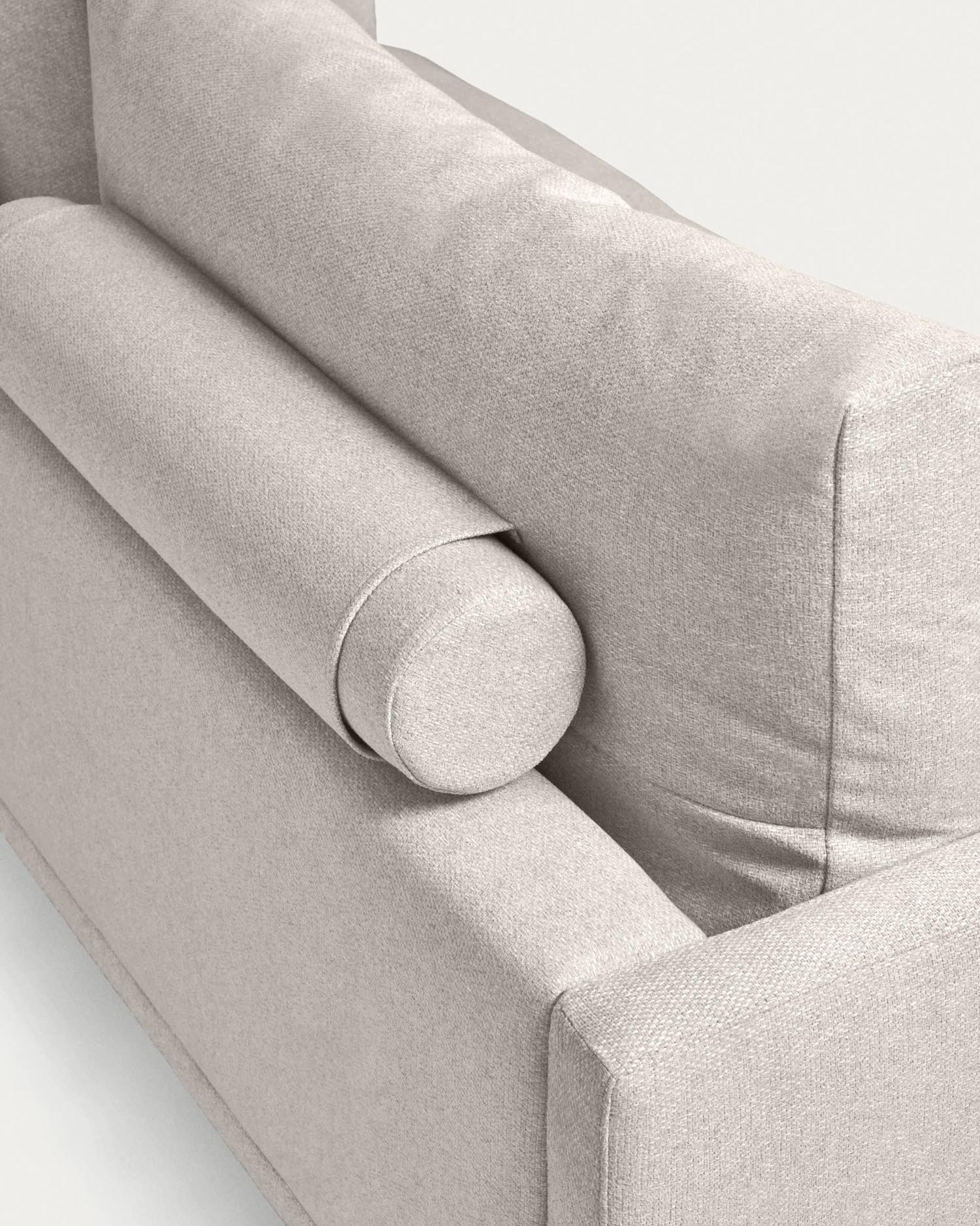 Galene 3-Sitzer Ecksofa beige 207 x 267 cm in Beige präsentiert im Onlineshop von KAQTU Design AG. 3er Sofa ist von Kave Home