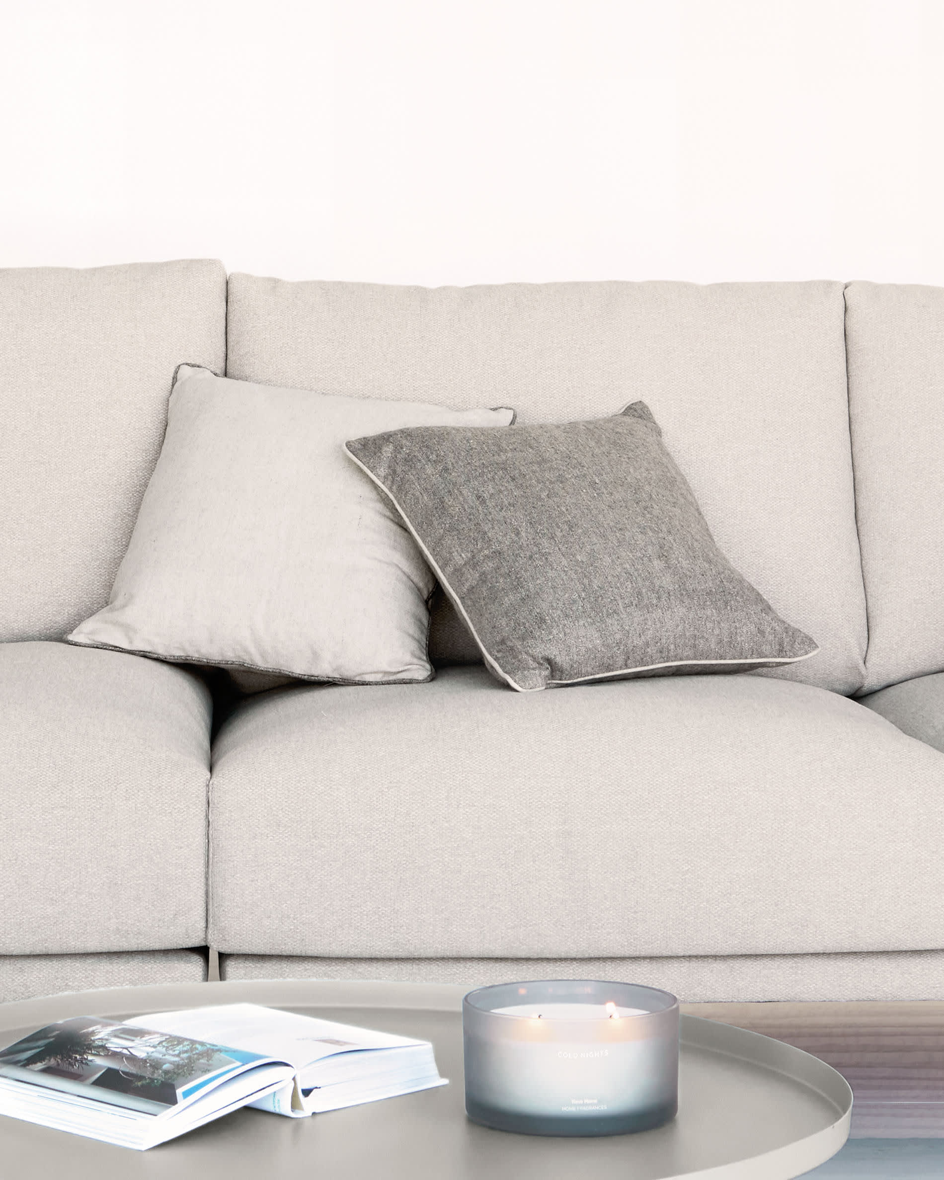 Galene 4-Sitzer Sofa beige 334 cm in Beige präsentiert im Onlineshop von KAQTU Design AG. 4er Sofa ist von Kave Home