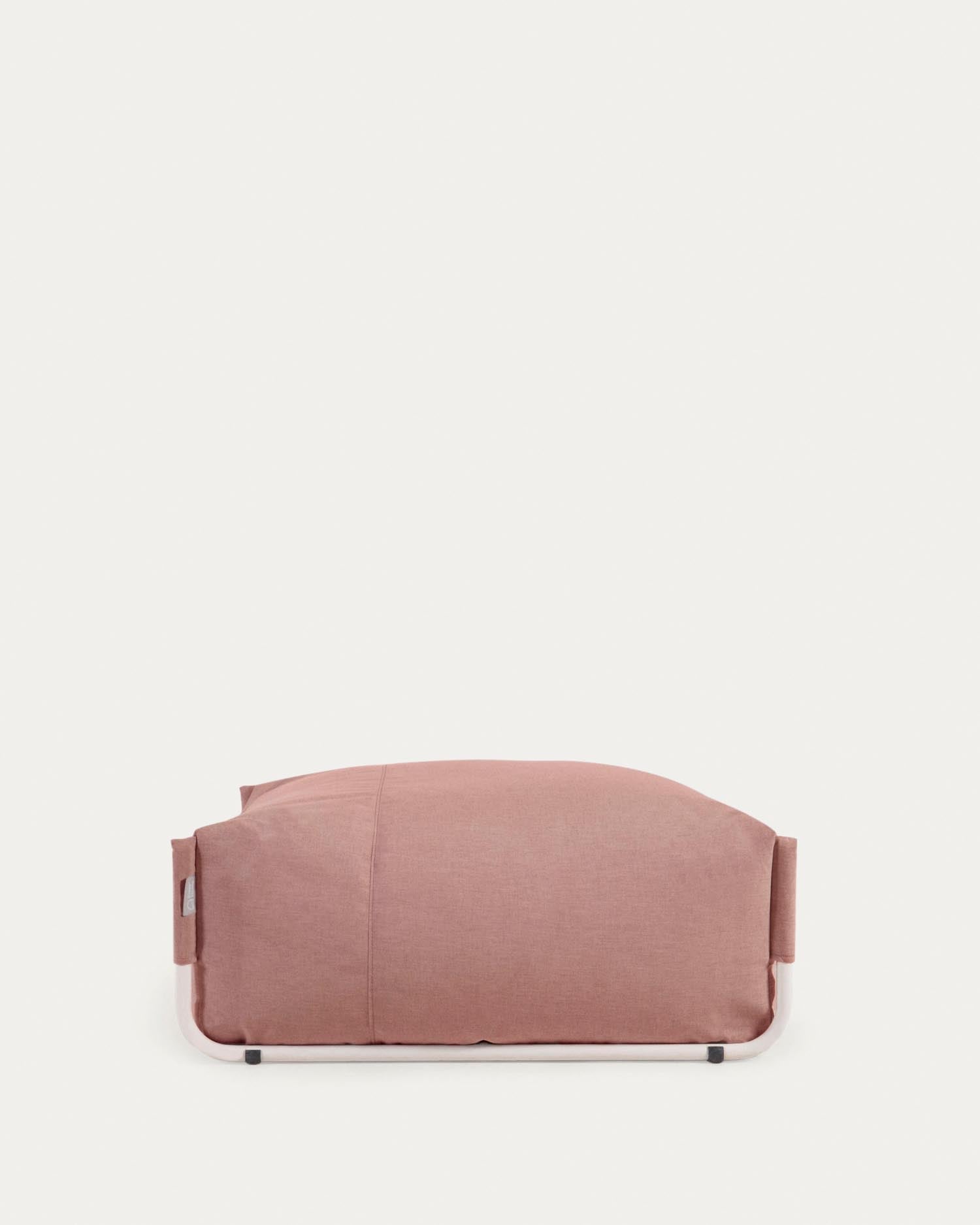 Square Pouf Modularsofa 100% für Outdoor terrakotta und weisses Aluminium 101 x 101 cm in Terrakotta präsentiert im Onlineshop von KAQTU Design AG. Lounge Sofa ist von Kave Home