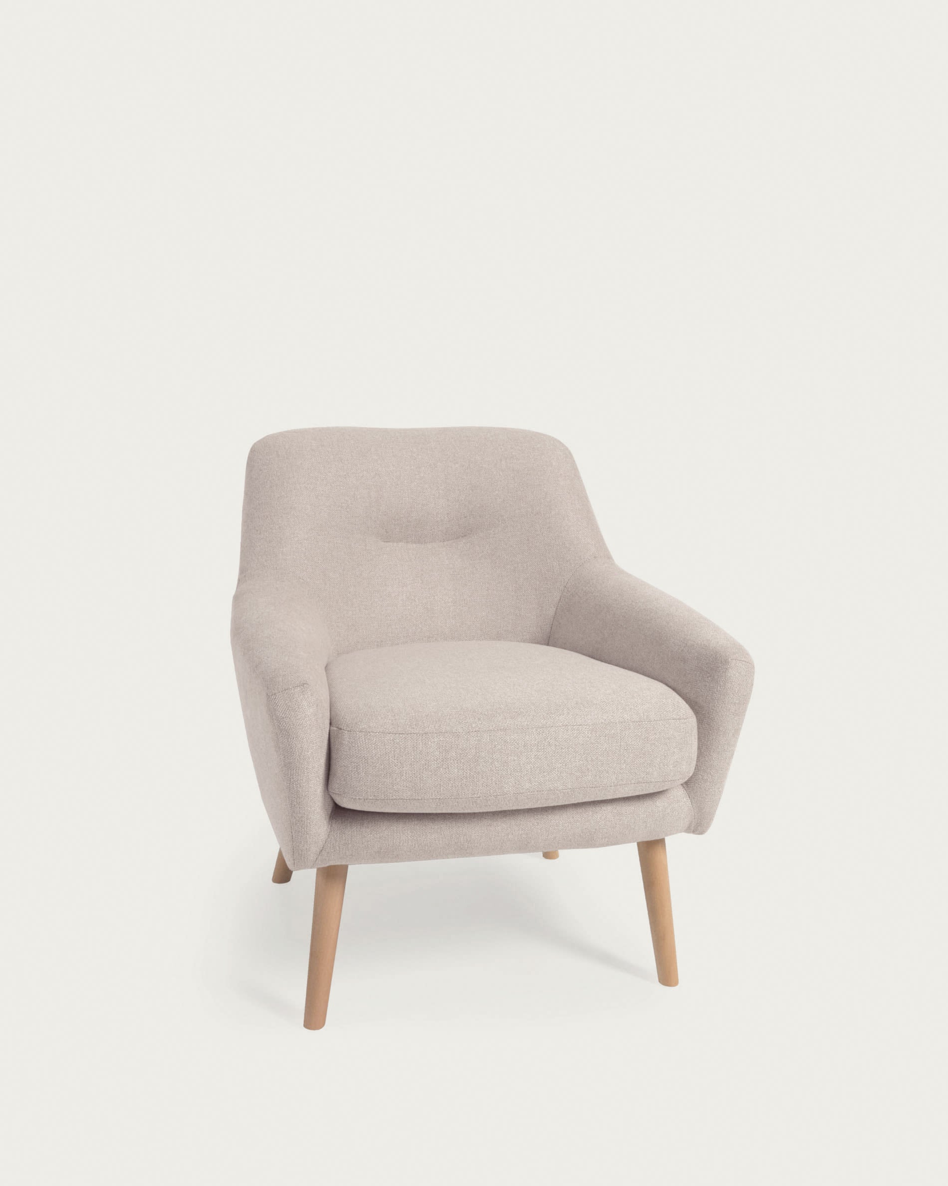 Candela Sessel beige in Beige präsentiert im Onlineshop von KAQTU Design AG. Sessel ist von Kave Home