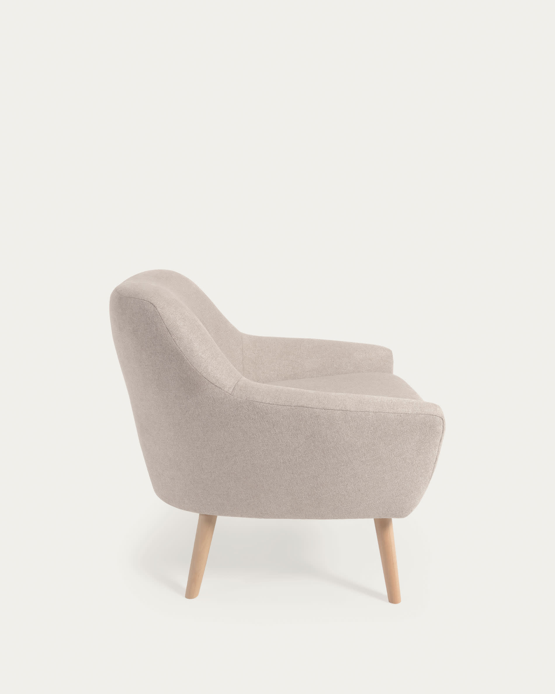 Candela Sessel beige in Beige präsentiert im Onlineshop von KAQTU Design AG. Sessel ist von Kave Home