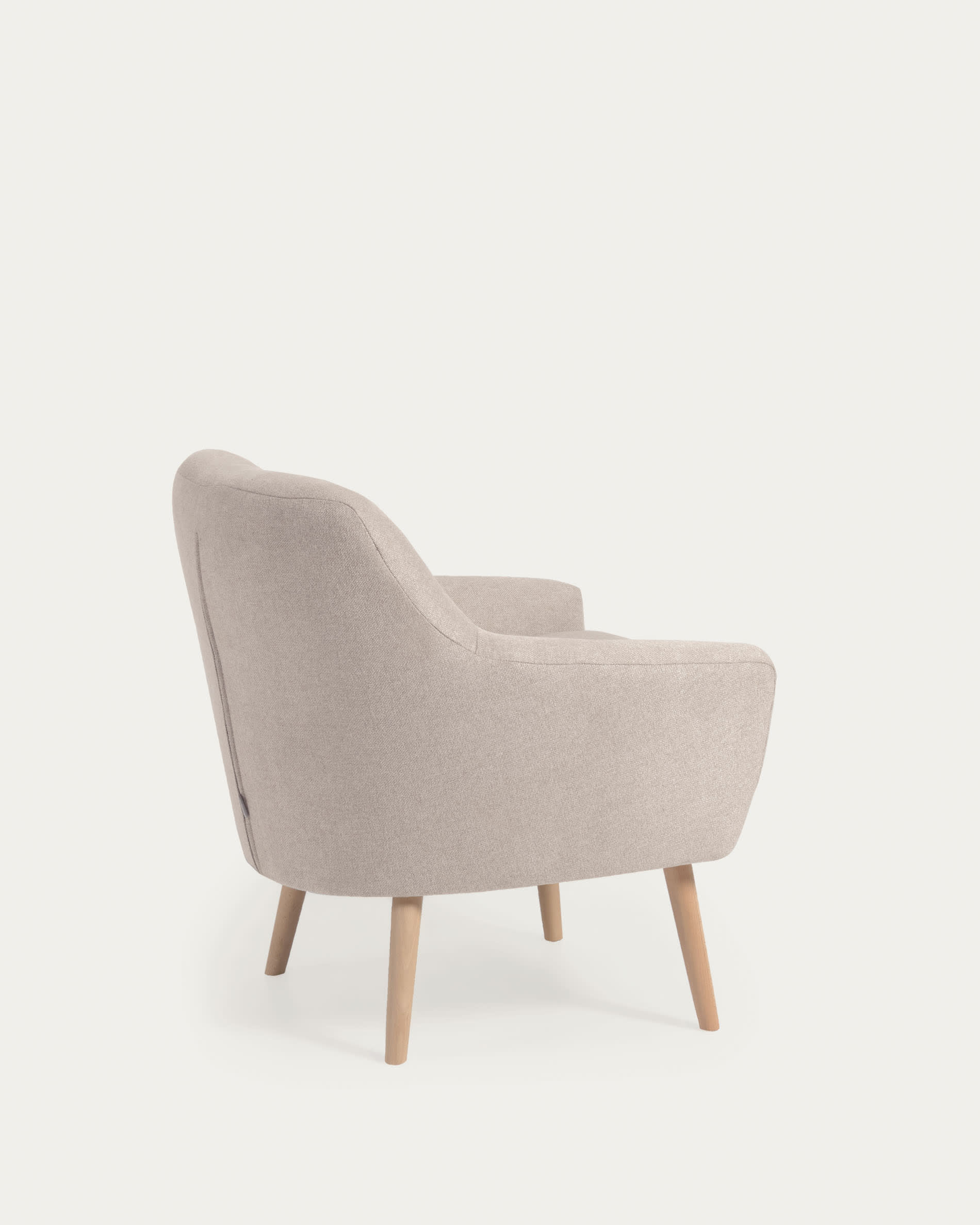 Candela Sessel beige in Beige präsentiert im Onlineshop von KAQTU Design AG. Sessel ist von Kave Home