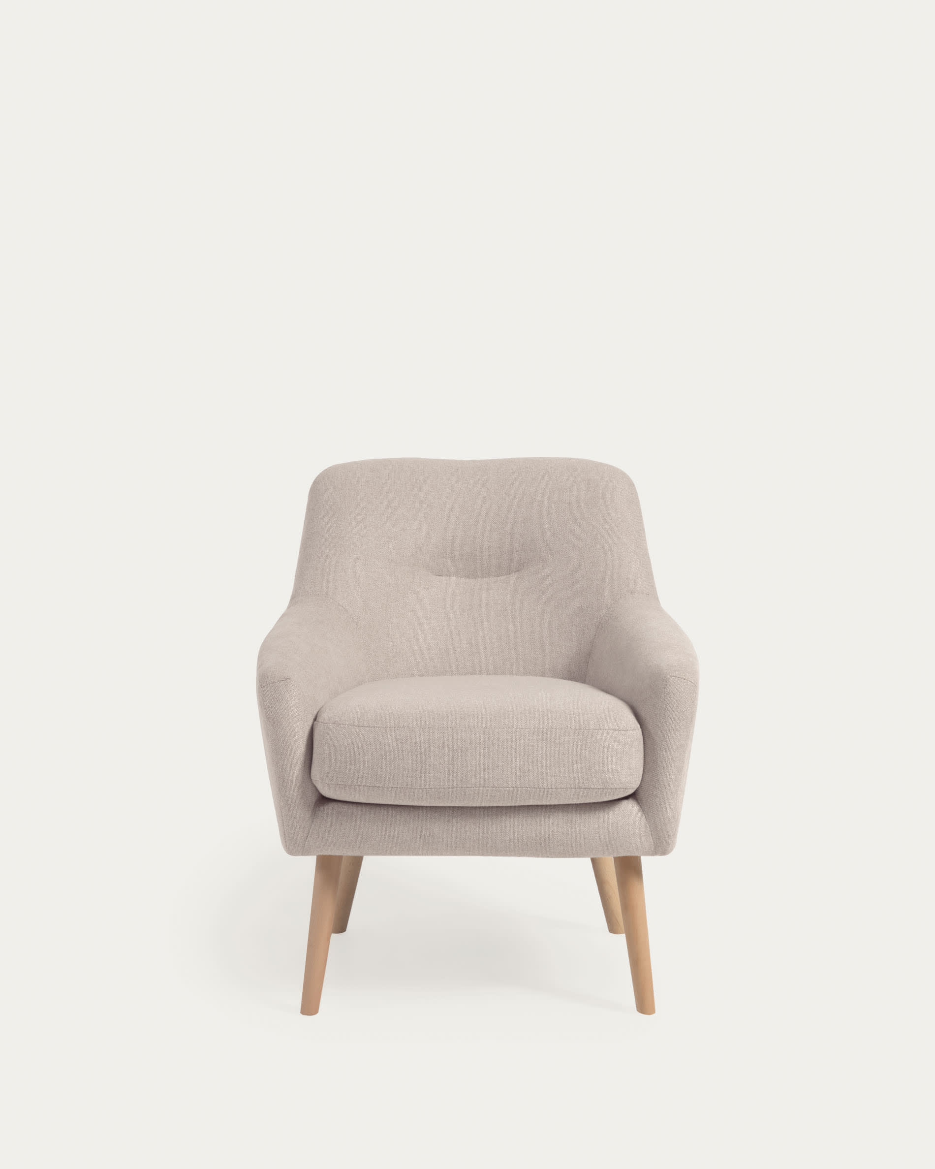 Candela Sessel beige in Beige präsentiert im Onlineshop von KAQTU Design AG. Sessel ist von Kave Home