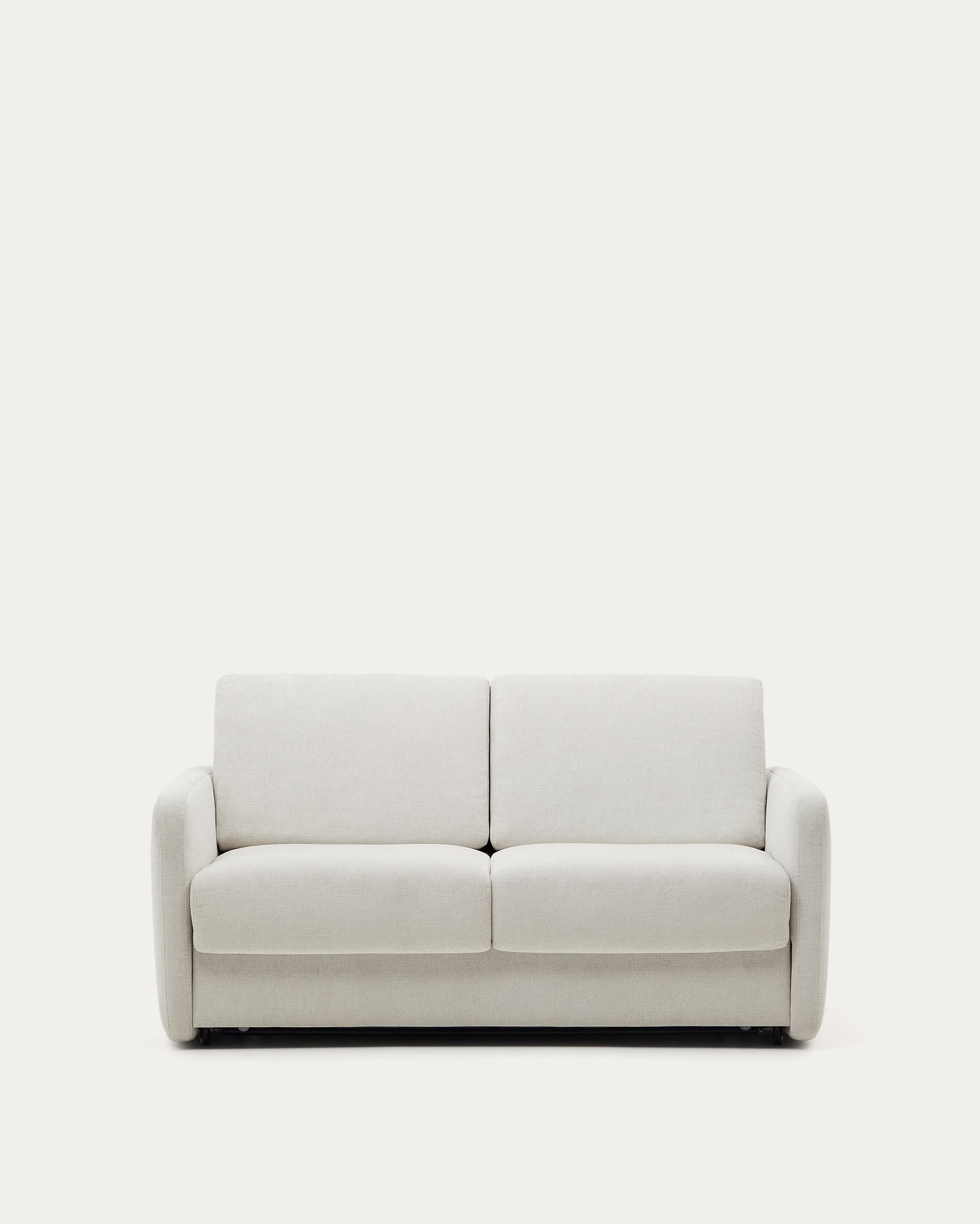 Nuala Schlafsofa 2-Sitzer in Perlweiss 184 cm in Grau präsentiert im Onlineshop von KAQTU Design AG. Bettsofa ist von Kave Home