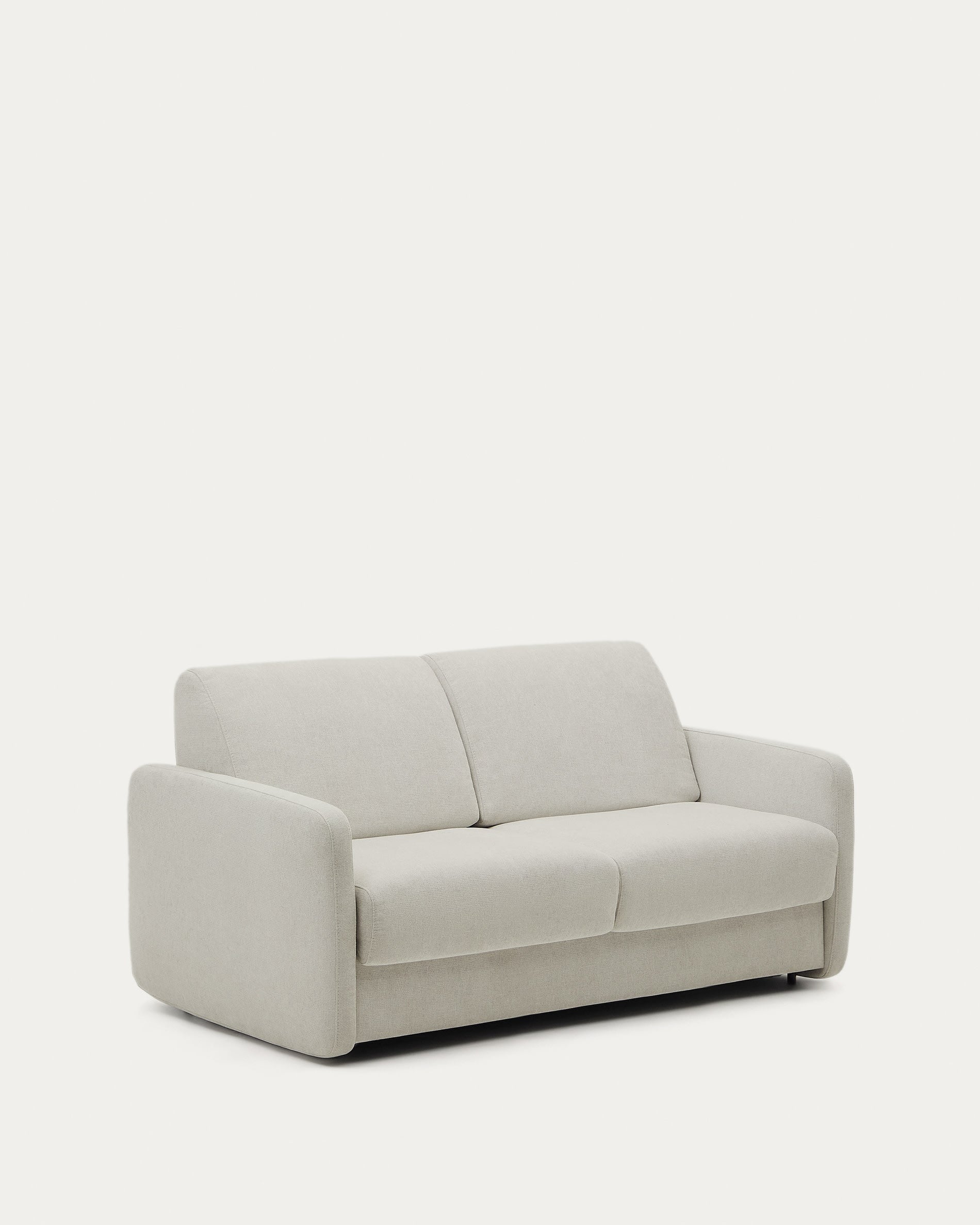 Nuala Schlafsofa 2-Sitzer in Perlweiss 184 cm in Grau präsentiert im Onlineshop von KAQTU Design AG. Bettsofa ist von Kave Home