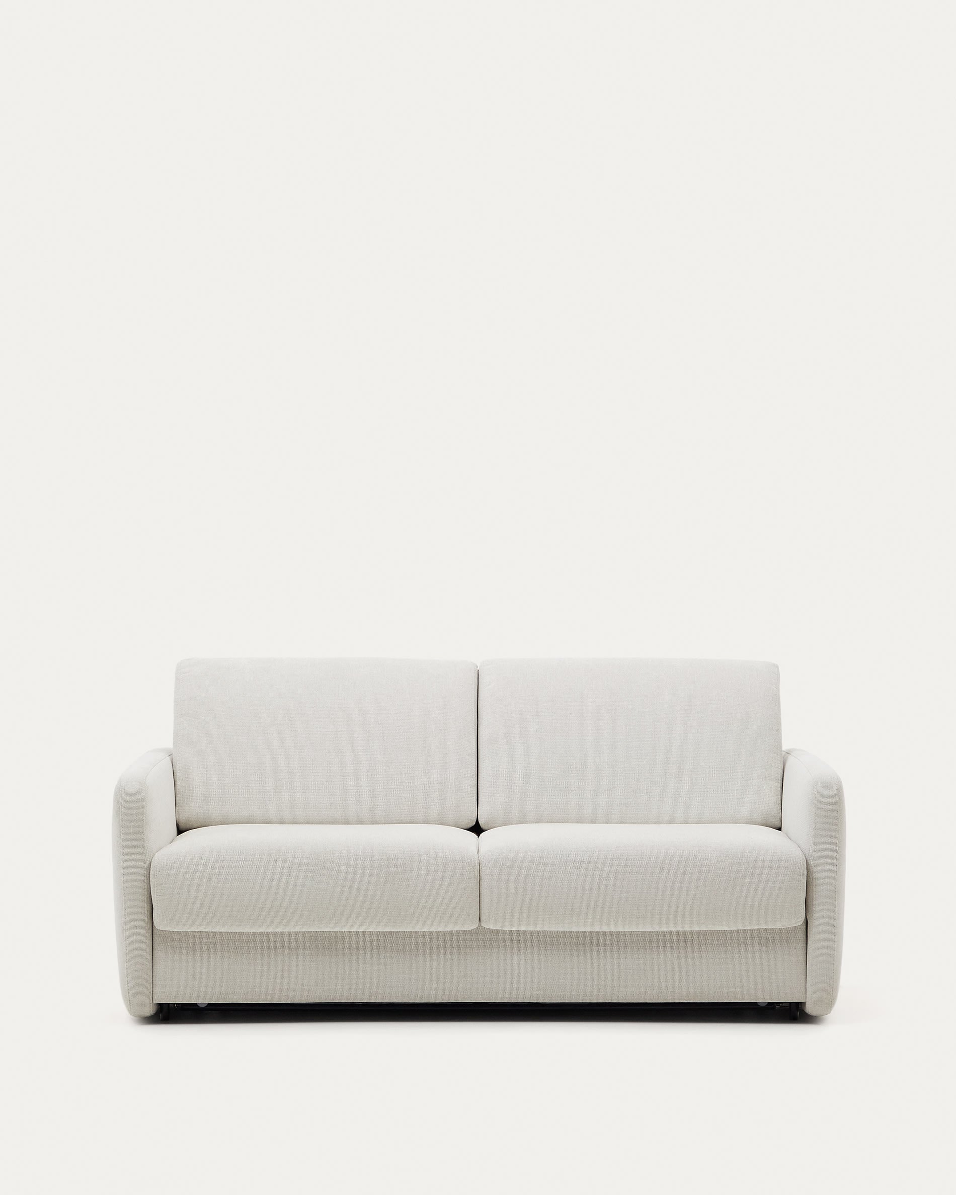 Nuala Schlafsofa 3-Sitzer in Perlweiss 204 cm in Grau präsentiert im Onlineshop von KAQTU Design AG. Bettsofa ist von Kave Home