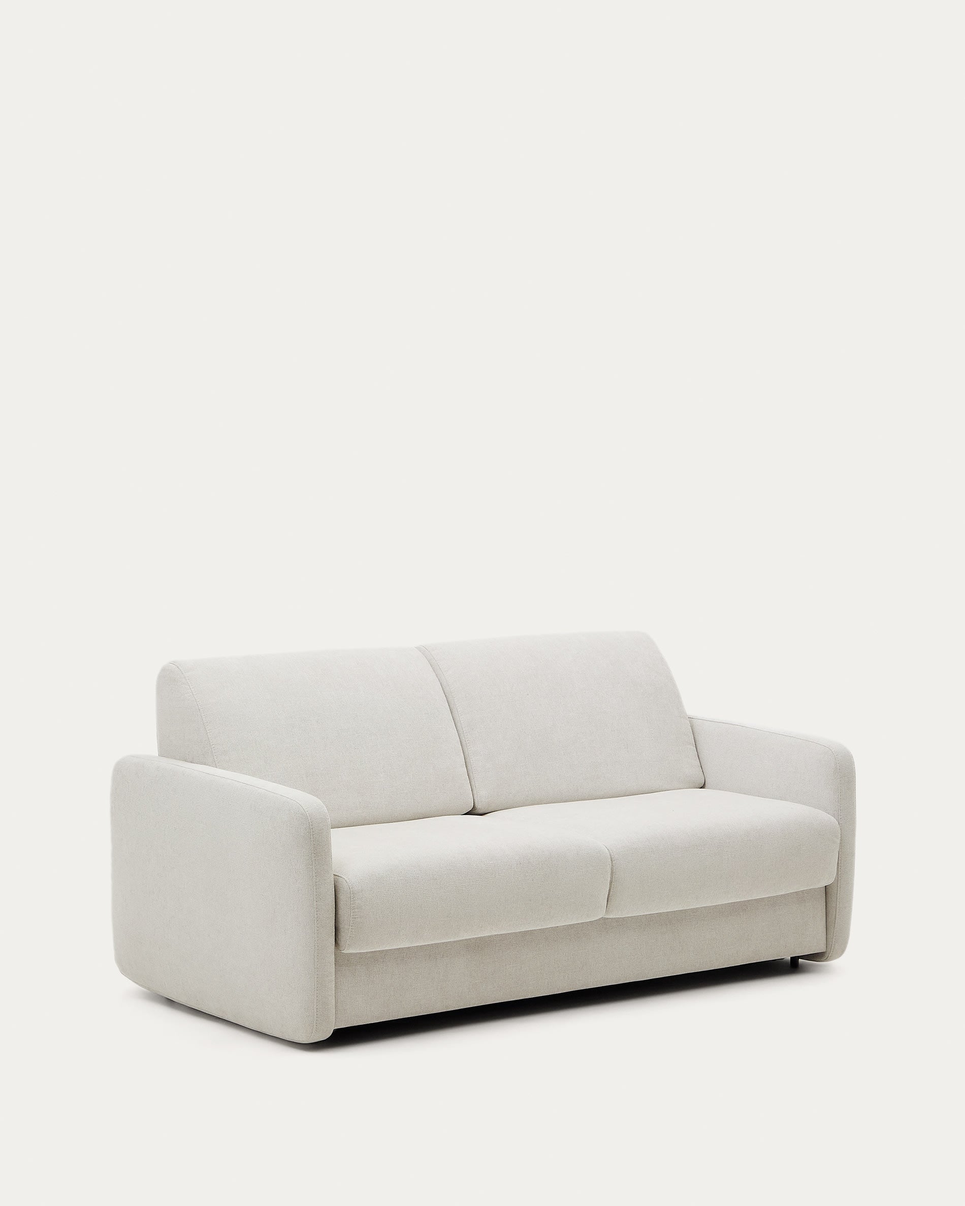 Nuala Schlafsofa 3-Sitzer in Perlweiss 204 cm in Grau präsentiert im Onlineshop von KAQTU Design AG. Bettsofa ist von Kave Home