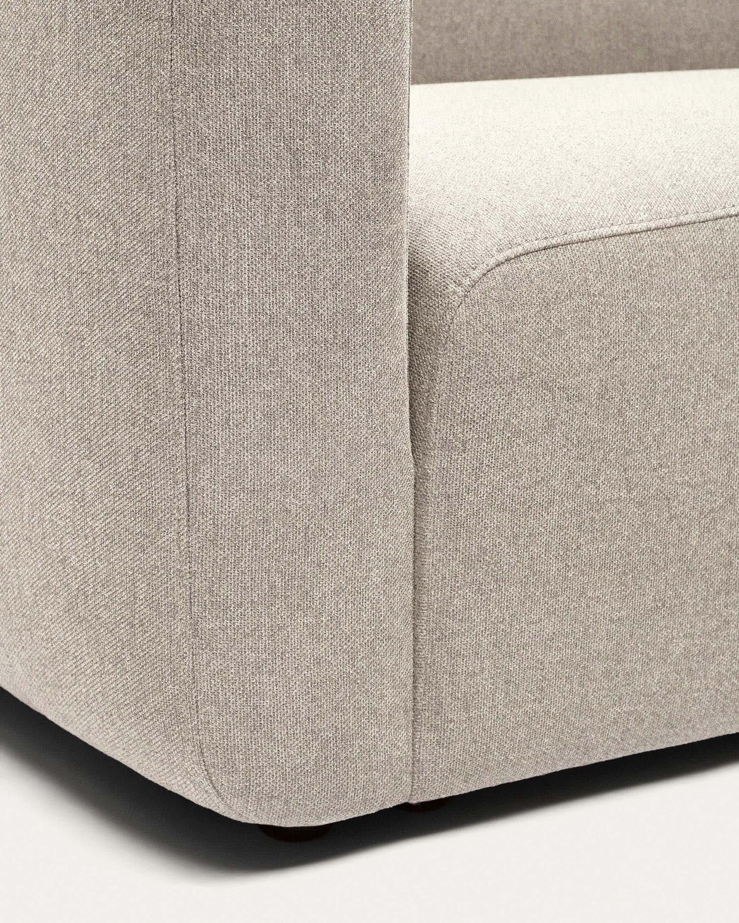 Neom modulares 1-Sitzer-Sofa mit Randmodul Beige 169 cm FSC Mix Credit in Beige präsentiert im Onlineshop von KAQTU Design AG. Modulares Sofa ist von Kave Home