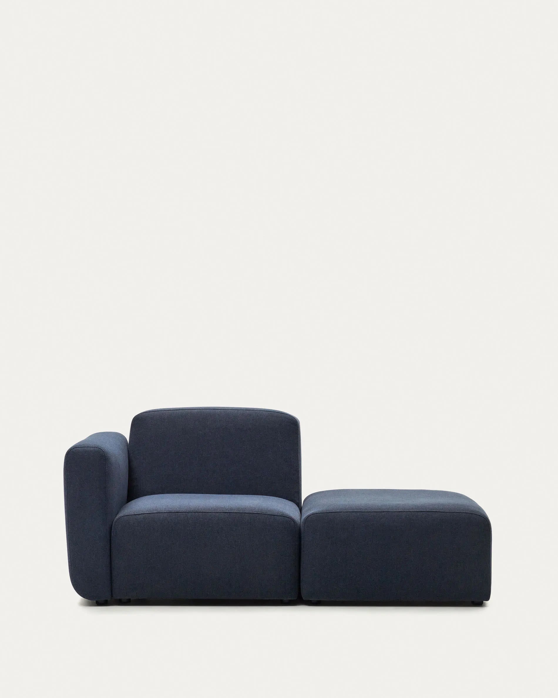 Elegantes, modulares 1-Sitzer-Sofa in Blau, 169 cm, aus FSC-Holz. Flexibel, komfortabel, stilvoll.