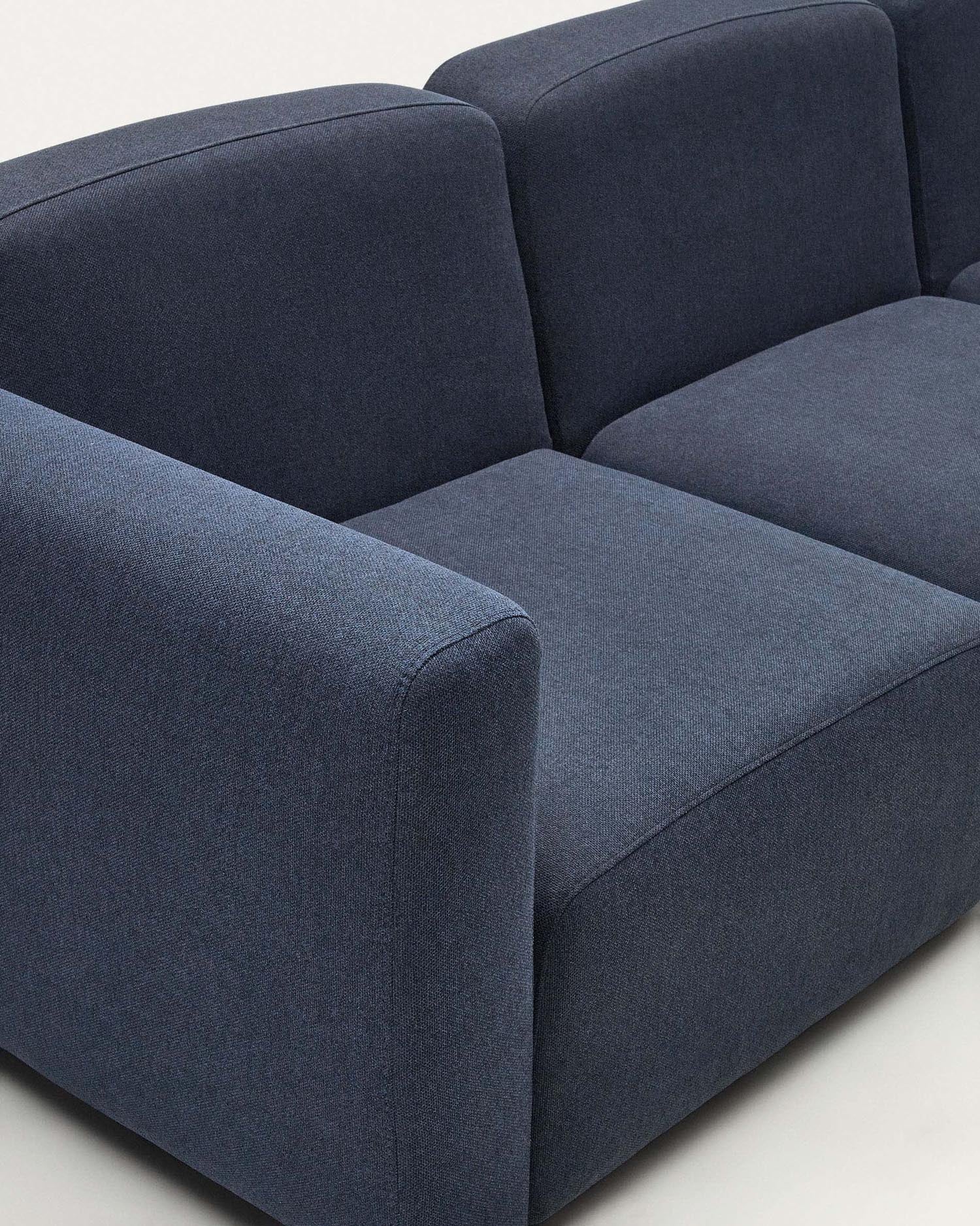 Neom modulares 3-Sitzer-Sofa in Blau 263 cm FSC Mix Credit in Blau präsentiert im Onlineshop von KAQTU Design AG. 3er Sofa ist von Kave Home