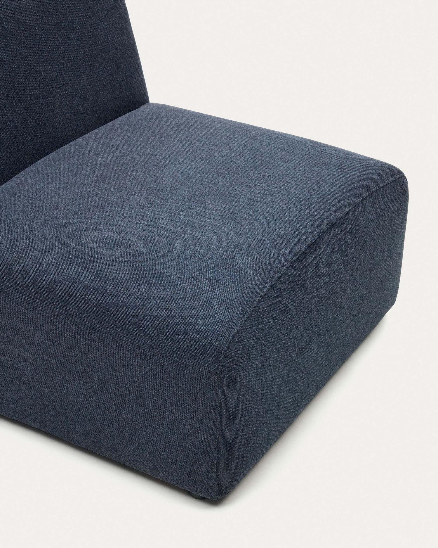 Neom Sitzmodul in Blau 75 cm FSC Mix Credit in Blau präsentiert im Onlineshop von KAQTU Design AG. Modulares Sofa ist von Kave Home