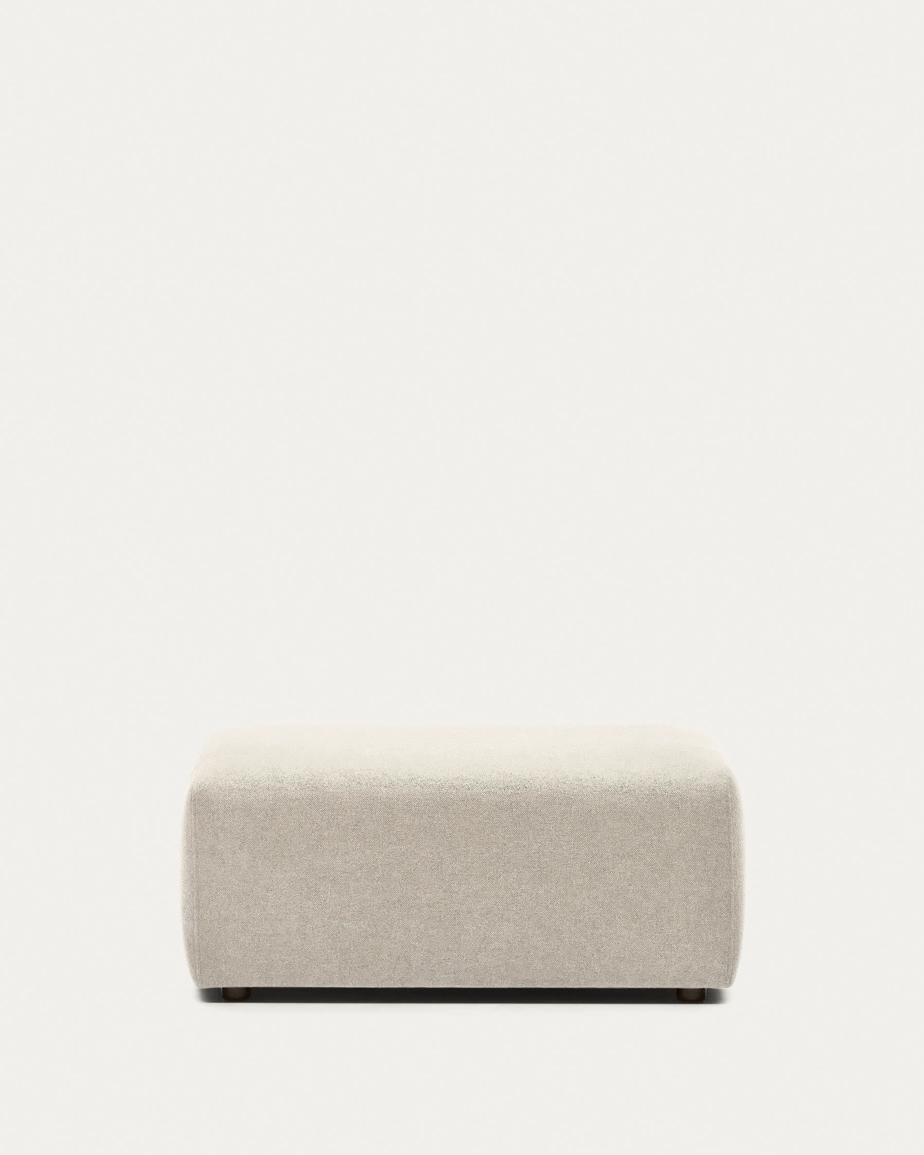 Neom Pouf Randmodul in Beige 75 x 89 cm FSC Mix Credit in Beige präsentiert im Onlineshop von KAQTU Design AG. Modulares Sofa ist von Kave Home