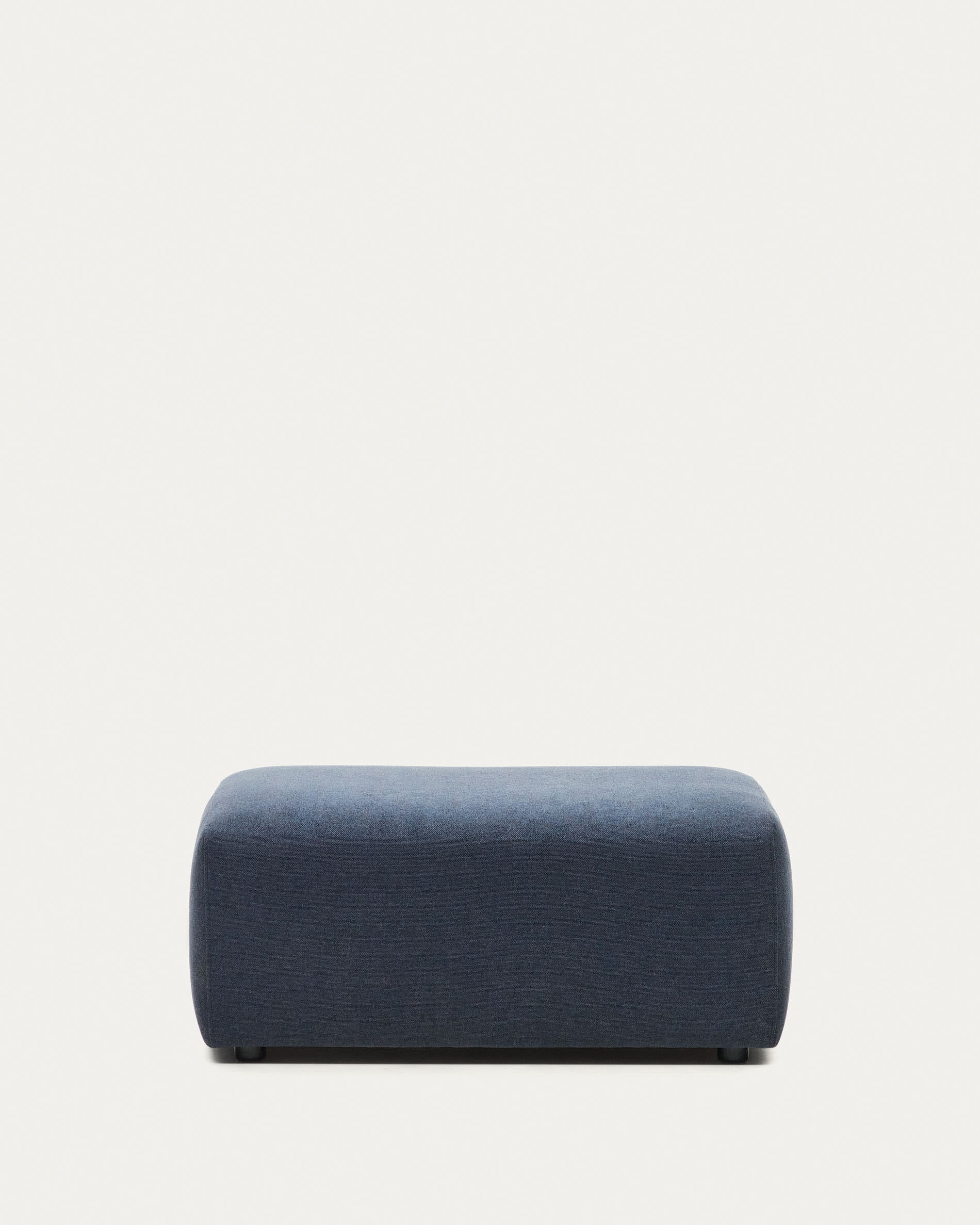 Neom Pouf Randmodul in Blau 75 x 89 cm FSC Mix Credit in Blau präsentiert im Onlineshop von KAQTU Design AG. Modulares Sofa ist von Kave Home