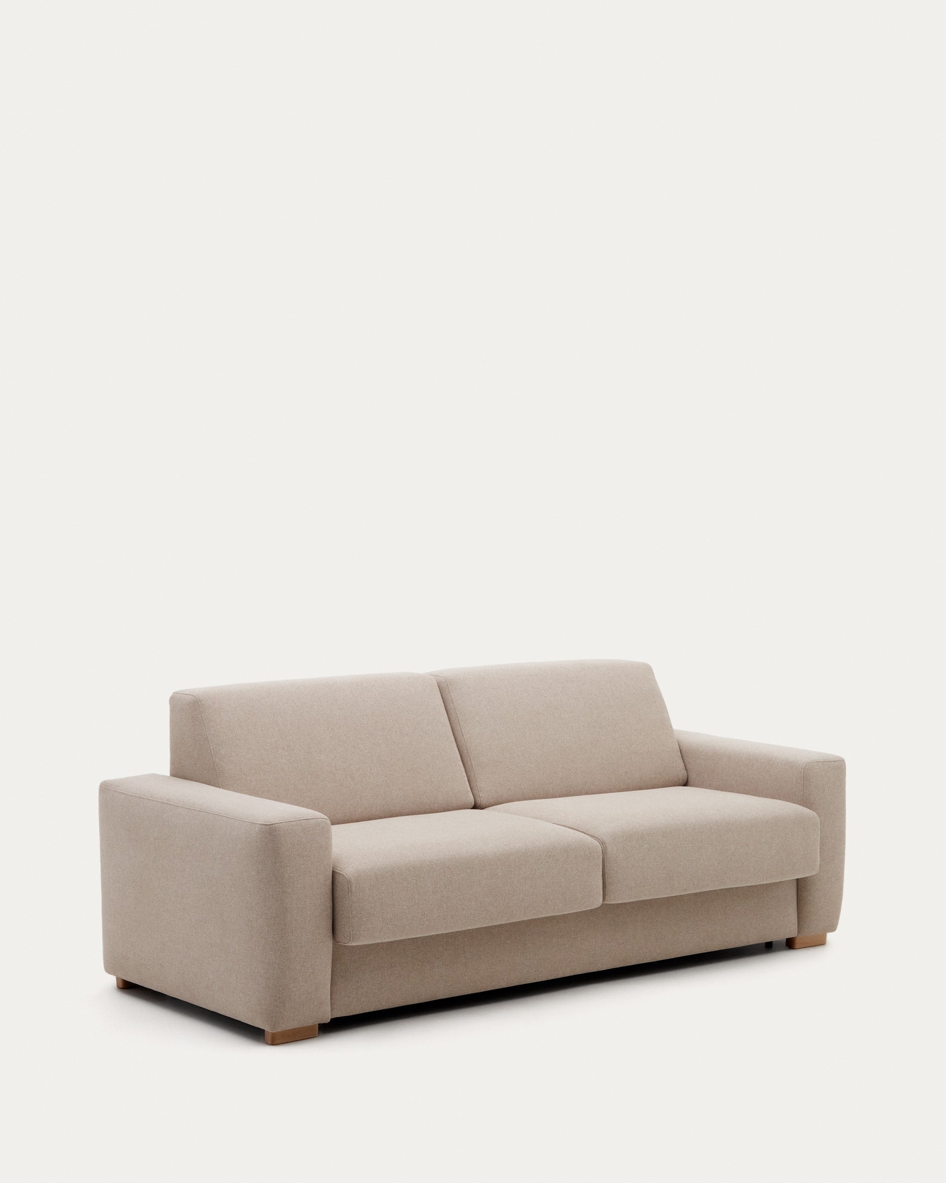 Anley 3-Sitzer-Bettsofa in Beige 224 cm FSC Mix Credit in Beige präsentiert im Onlineshop von KAQTU Design AG. Bettsofa ist von Kave Home