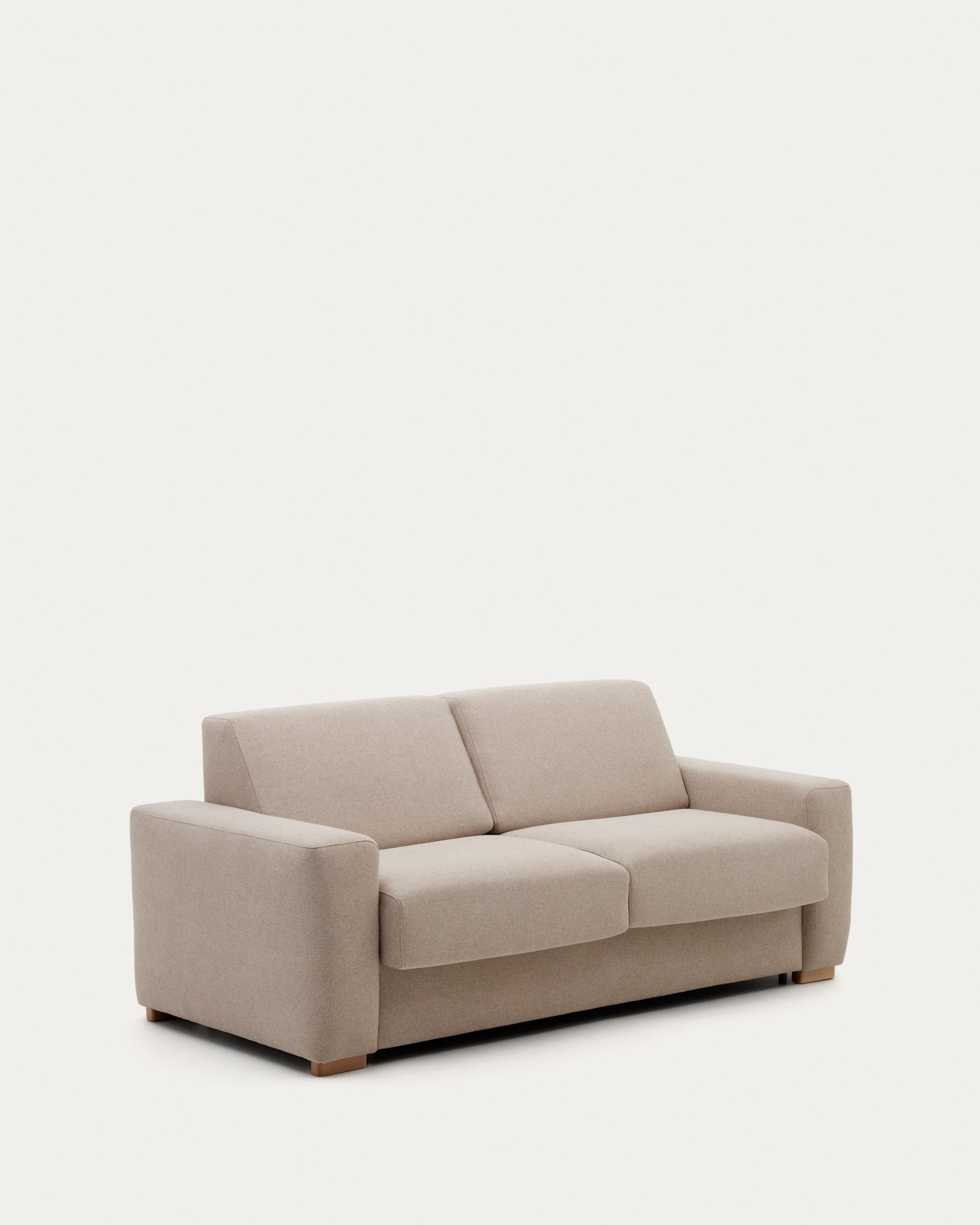 Anley 2-Sitzer-Bettsofa in Beige 204 cm FSC Mix Credit in Beige präsentiert im Onlineshop von KAQTU Design AG. Bettsofa ist von Kave Home