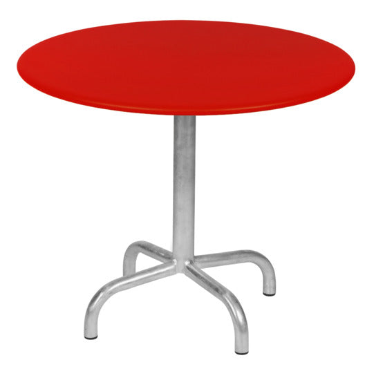 Beistelltisch Rigi rund in Rot / Feuerverzinkt präsentiert im Onlineshop von KAQTU Design AG. Beistelltisch Outdoor ist von Schaffner