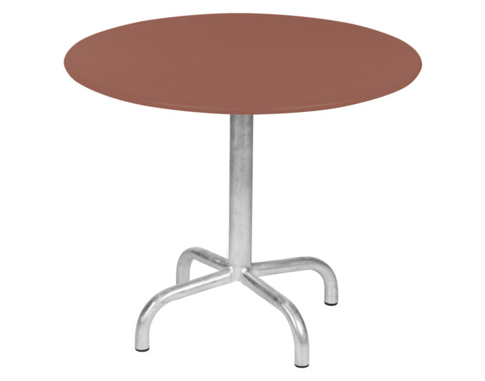 Beistelltisch Rigi rund in Pastellterracotta / Feuerverzinkt präsentiert im Onlineshop von KAQTU Design AG. Beistelltisch Outdoor ist von Schaffner