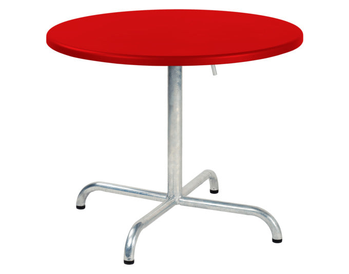 Salontisch Davos ø 75 cm in Rot / Feuerverzinkt präsentiert im Onlineshop von KAQTU Design AG. Beistelltisch Outdoor ist von Schaffner