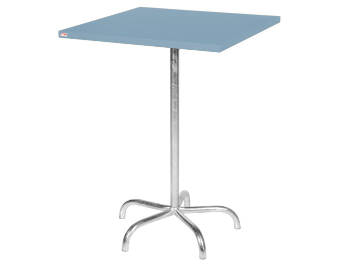 Stehtisch Säntis in Pastellblau / Feuerverzinkt präsentiert im Onlineshop von KAQTU Design AG. Hochtisch Outdoor ist von Schaffner