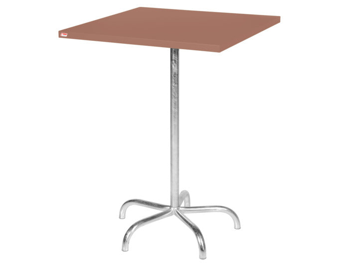 Stehtisch Säntis in Pastellterracotta / Feuerverzinkt präsentiert im Onlineshop von KAQTU Design AG. Hochtisch Outdoor ist von Schaffner