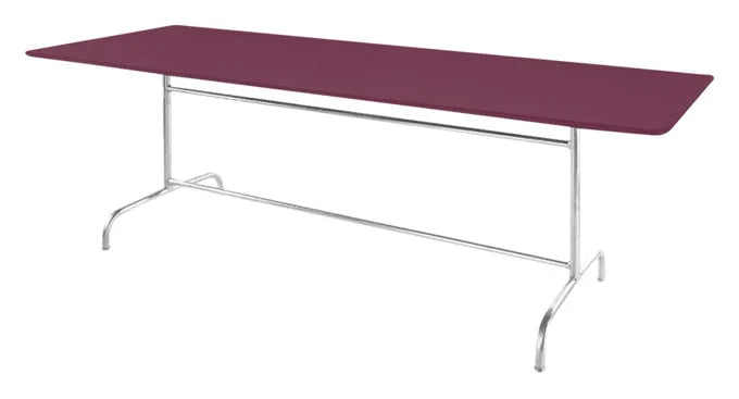 Tisch Rigi 240 x 90 in Bordeaux / Feuerverzinkt präsentiert im Onlineshop von KAQTU Design AG. Gartentisch ist von Schaffner