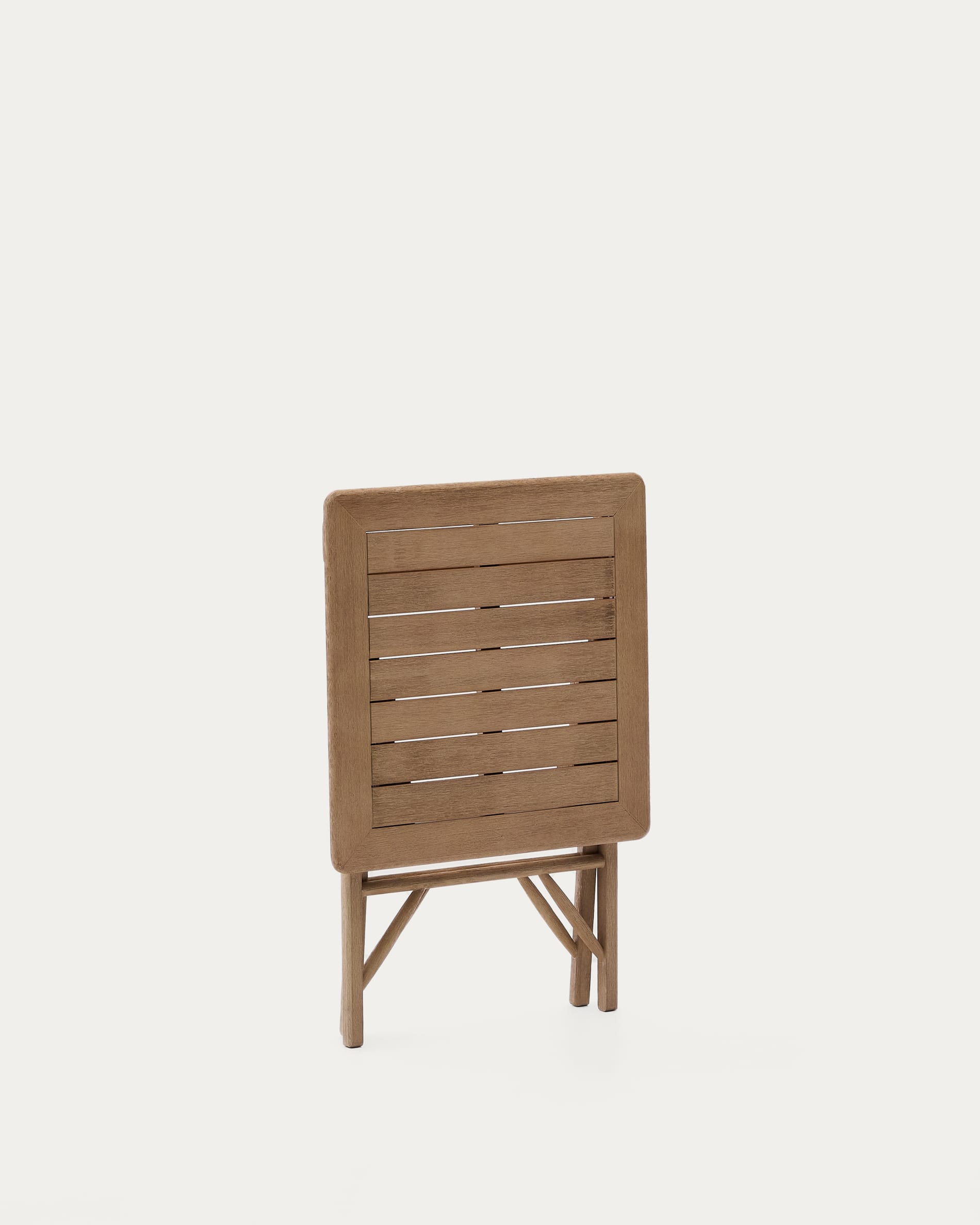 Klapptisch Dandara aus massivem Akazienholz, 66 x 66 cm, FSC 100 % in Braun präsentiert im Onlineshop von KAQTU Design AG. Gartentisch ist von Kave Home