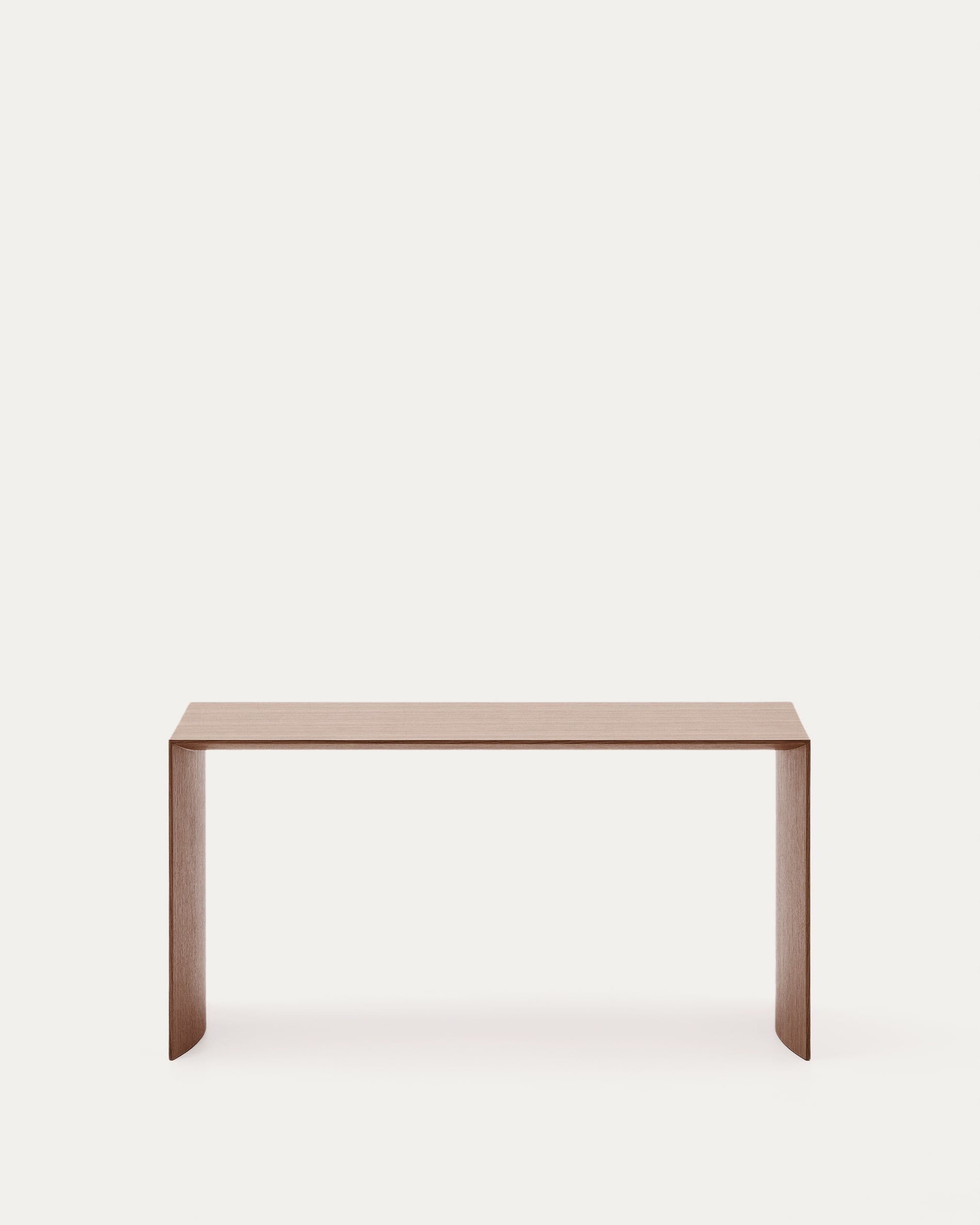 Couchtisch Litto aus Walnussfurnier mit naturfarbenem Finish 90 x 45 cm in Braun präsentiert im Onlineshop von KAQTU Design AG. Beistelltisch ist von Kave Home