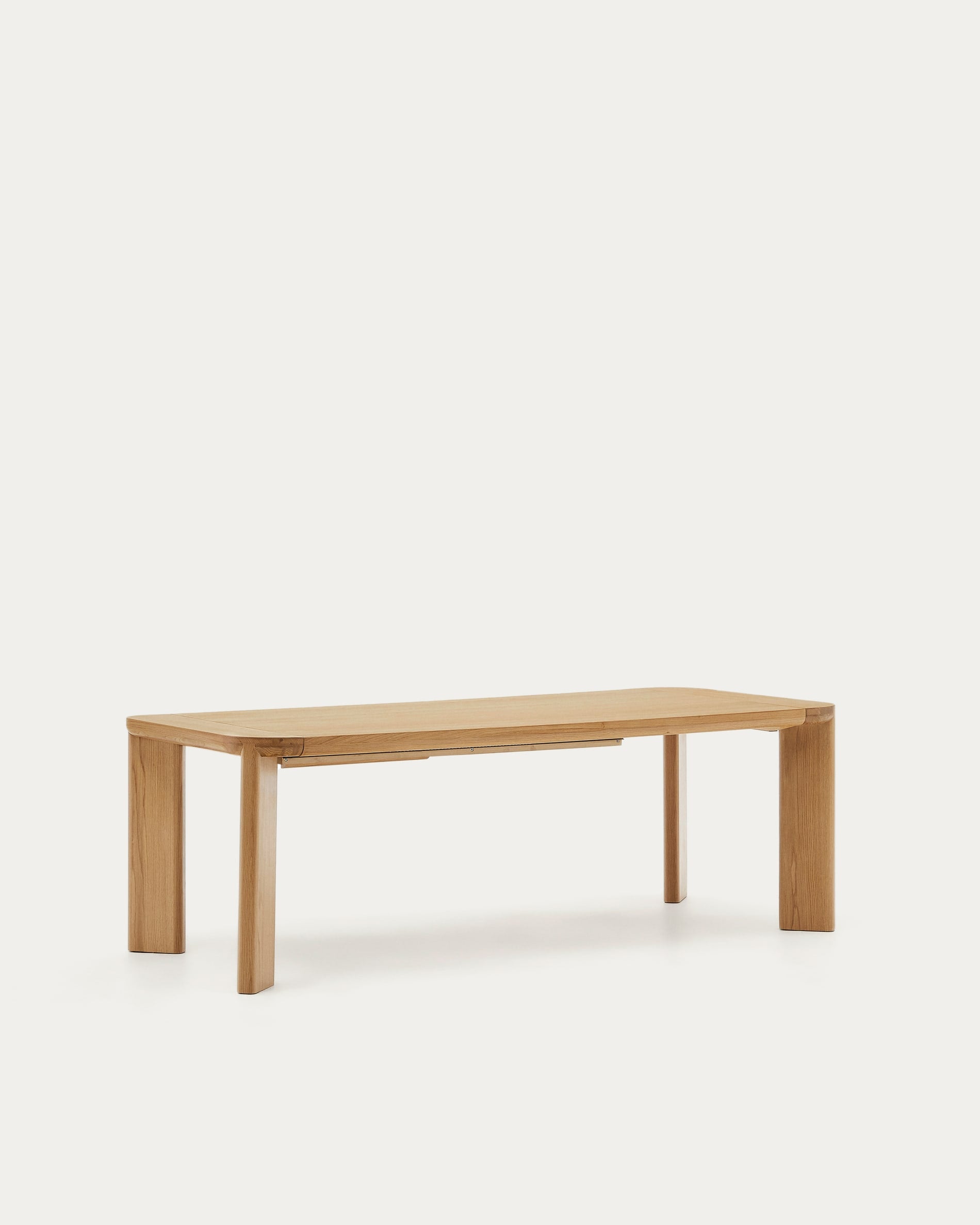 Jondal Ausziehtisch aus Massivholz und Eichenfurnier FSC 100% 200 (280) x 100 cm in Braun präsentiert im Onlineshop von KAQTU Design AG. Esstisch ist von Kave Home