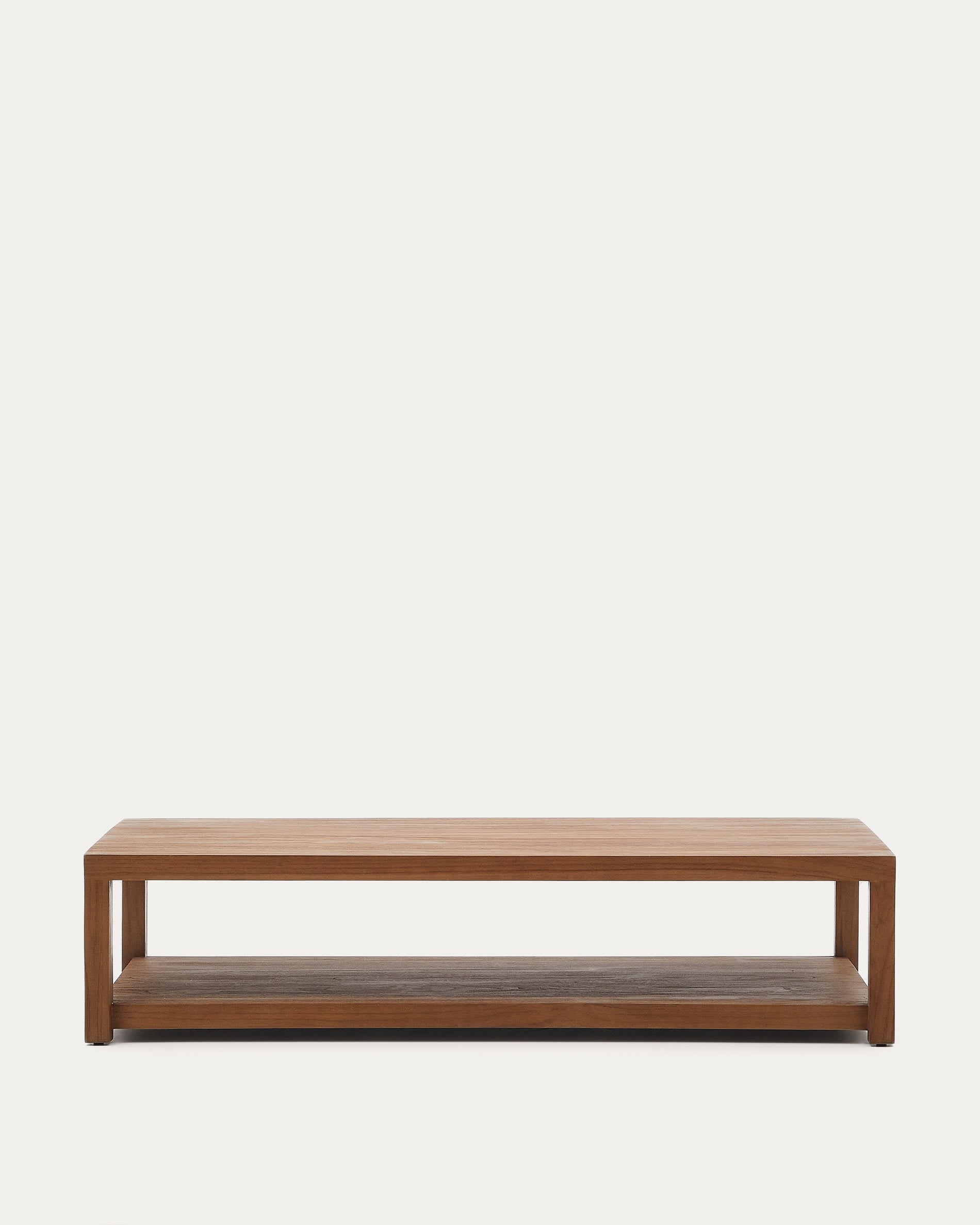 Sashi Couchtisch aus massivem Teakholz 150 x 70 cm in Braun präsentiert im Onlineshop von KAQTU Design AG. Beistelltisch ist von Kave Home