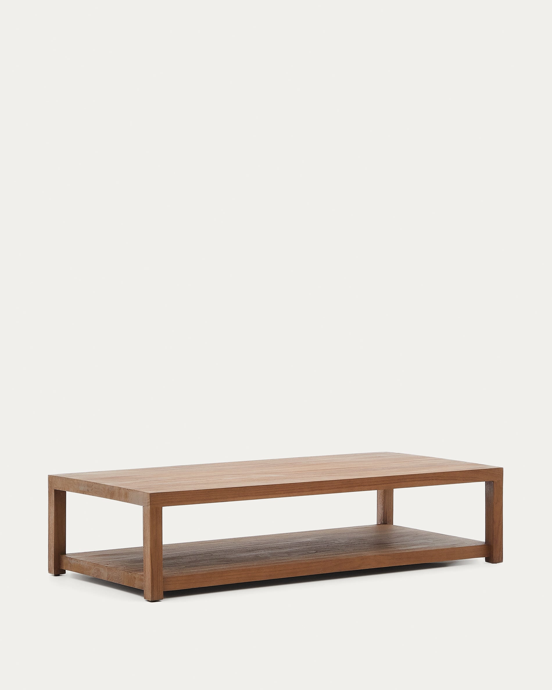 Sashi Couchtisch aus massivem Teakholz 150 x 70 cm in Braun präsentiert im Onlineshop von KAQTU Design AG. Beistelltisch ist von Kave Home