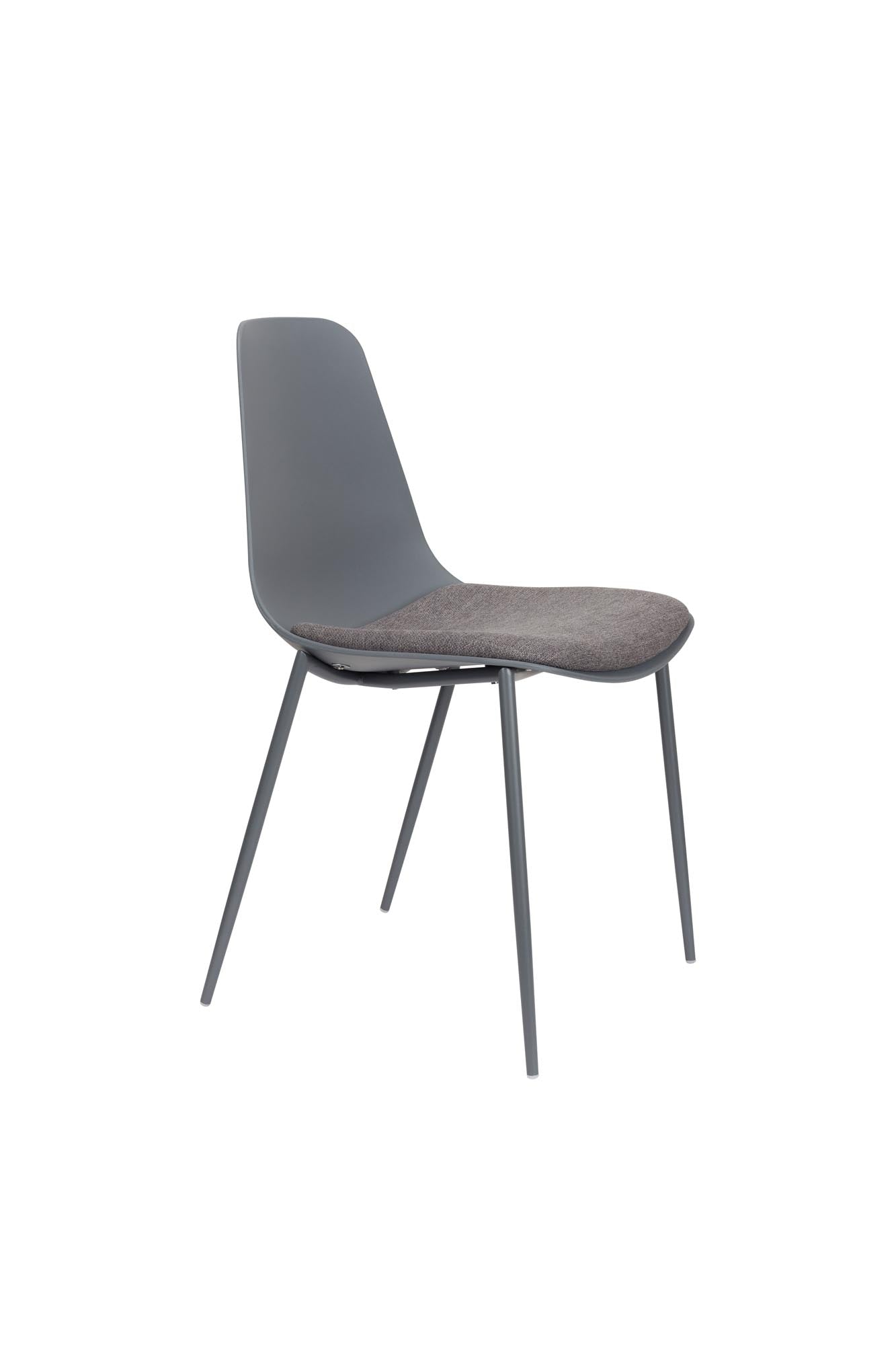 Jeffrey Stuhl in Grey präsentiert im Onlineshop von KAQTU Design AG. Stuhl ist von White Label Living