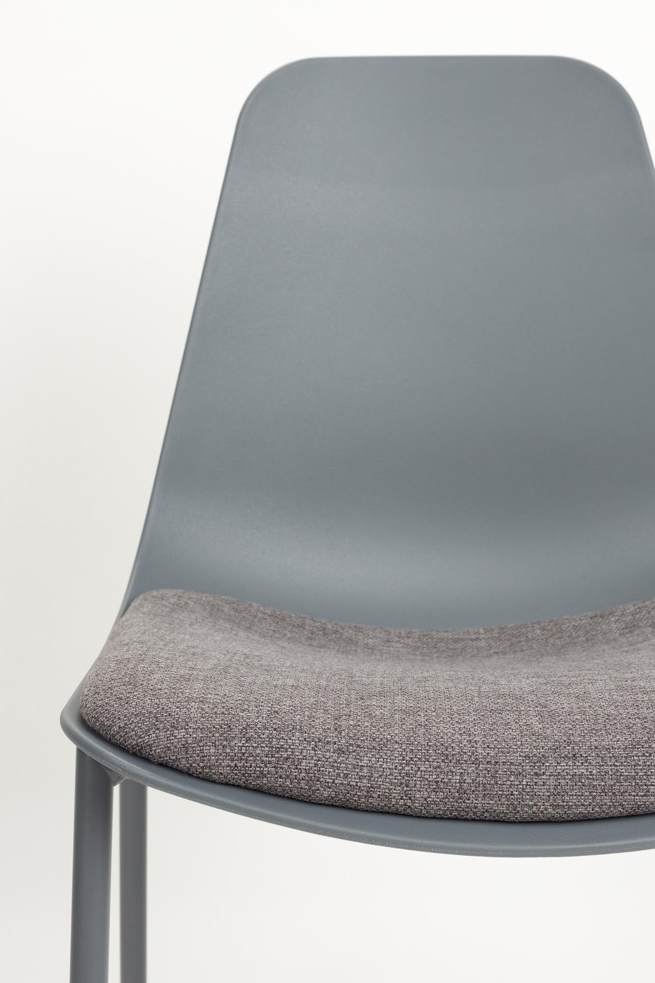 Jeffrey Stuhl in Grey präsentiert im Onlineshop von KAQTU Design AG. Stuhl ist von White Label Living