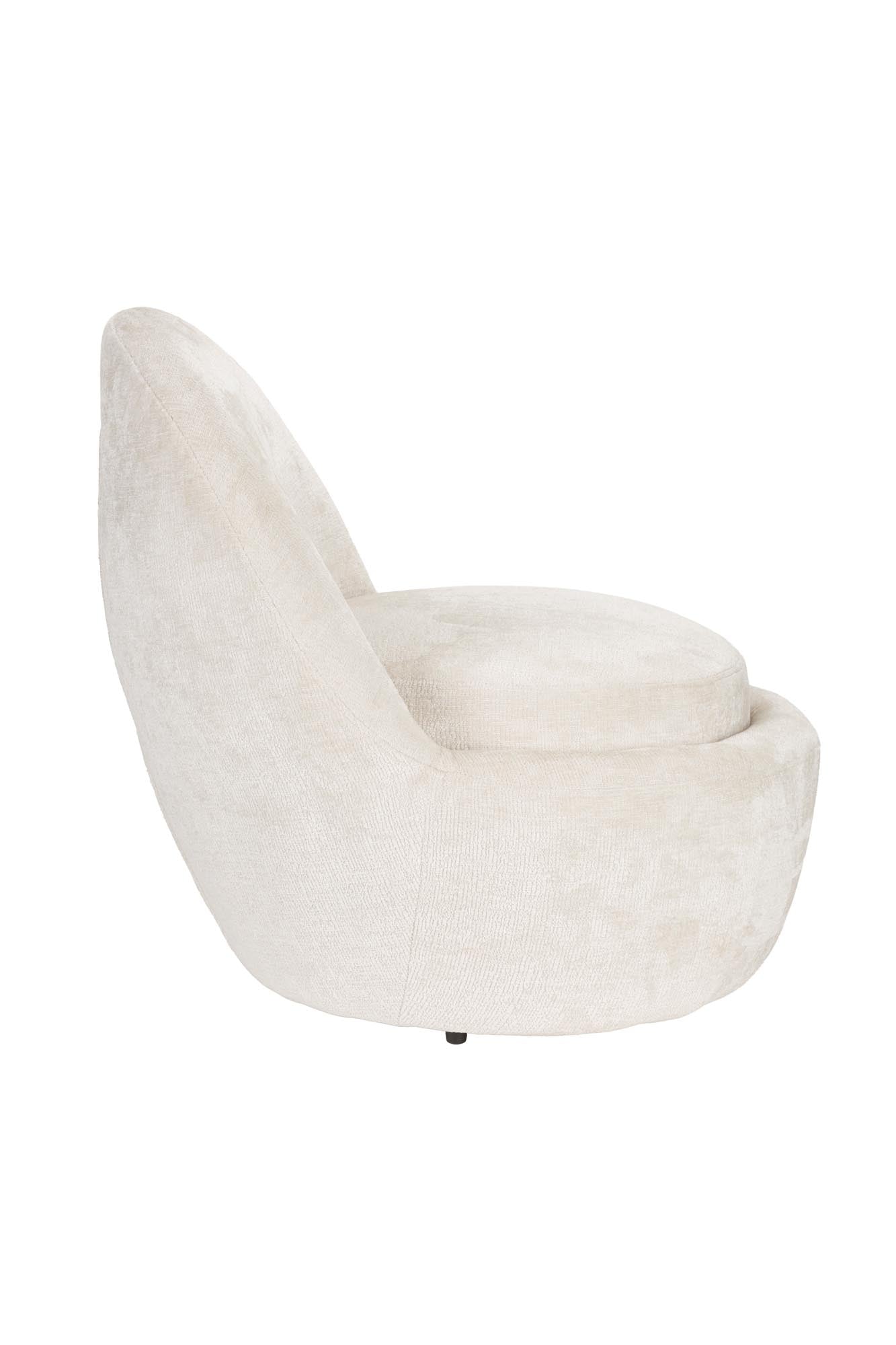 Nash Sessel in Off White präsentiert im Onlineshop von KAQTU Design AG. Sessel ist von White Label Living