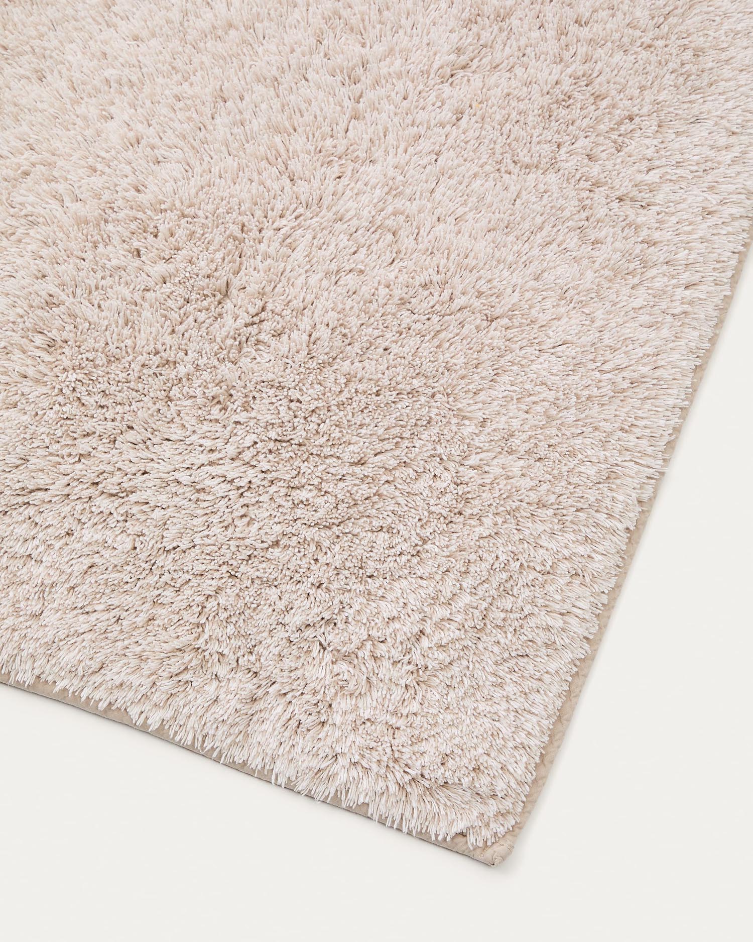 Badematte Coper aus Baumwolle braun 50 x 70 cm in Beige präsentiert im Onlineshop von KAQTU Design AG. Badzubehör ist von Kave Home