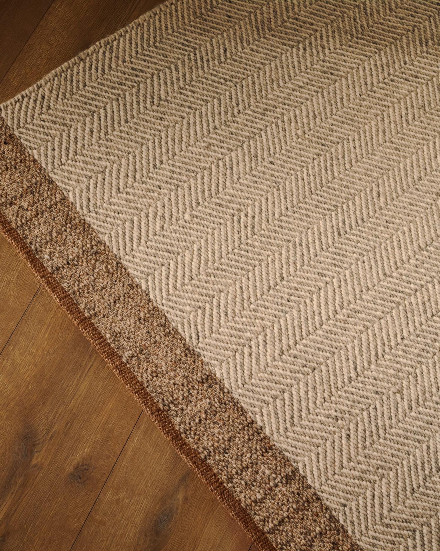 Teppich Nifelia Jacquard aus Wolle beige 200 x 300 cm in Beige präsentiert im Onlineshop von KAQTU Design AG. Teppich ist von Kave Home