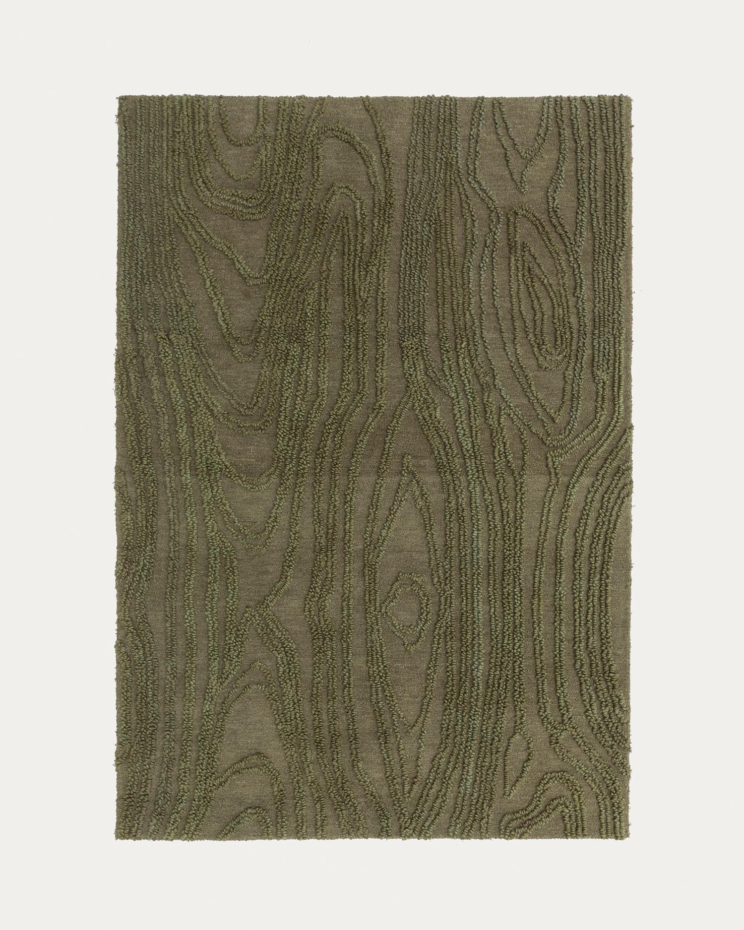 Teppich Veiza aus Wolle grün 160 x 230 cm in Grün präsentiert im Onlineshop von KAQTU Design AG. Teppich ist von Kave Home