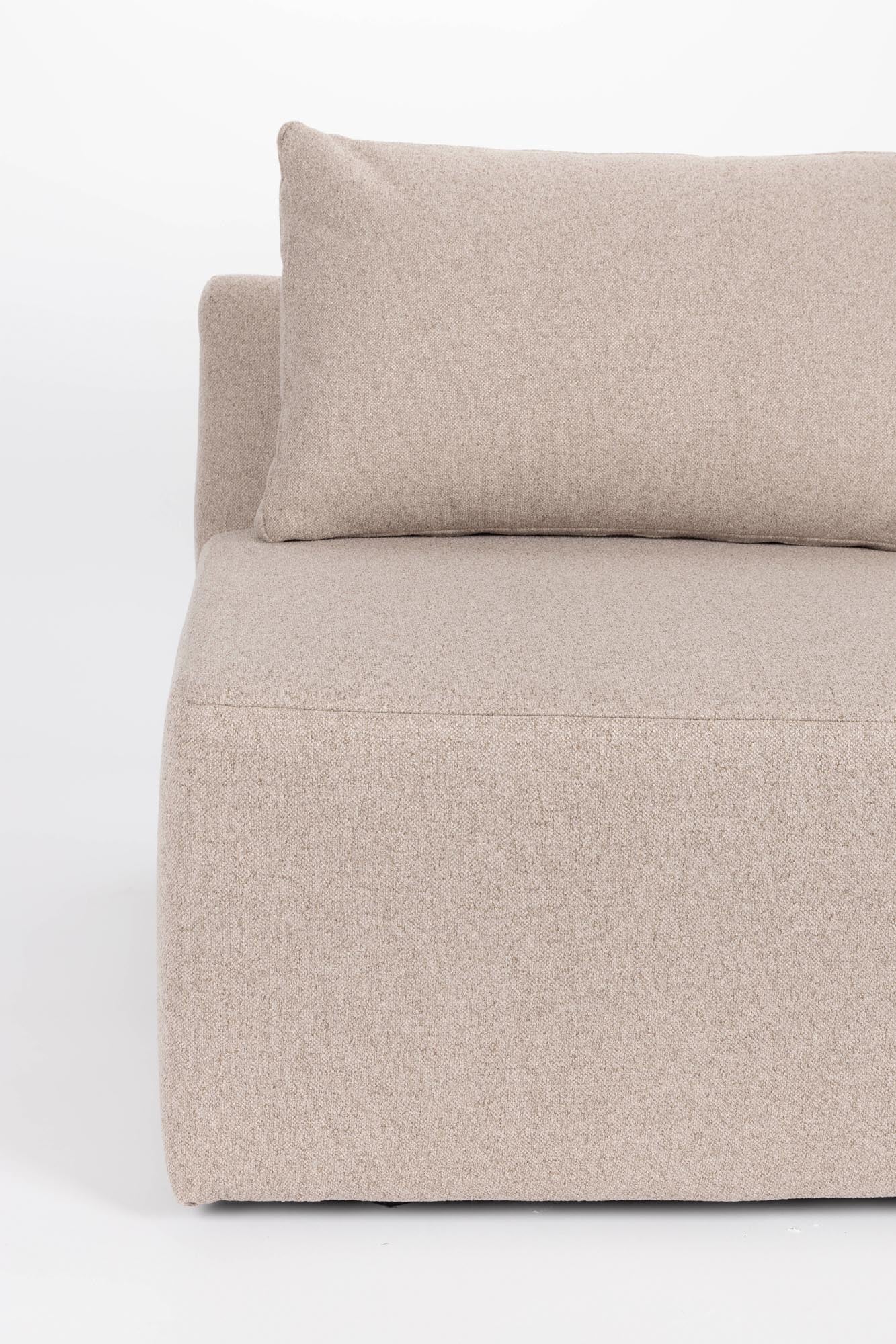 Prosper Sofa Element 1-seater  in Cappucino präsentiert im Onlineshop von KAQTU Design AG. Modulares Sofa ist von Zuiver